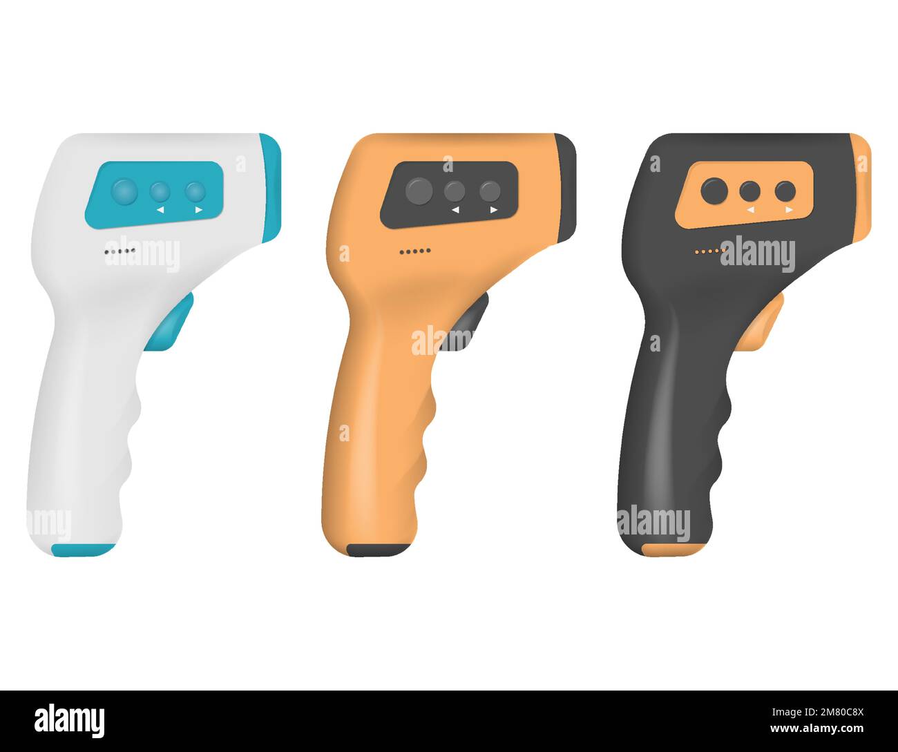 Set of Electronic thermometer, noncontact infrared thermograph body