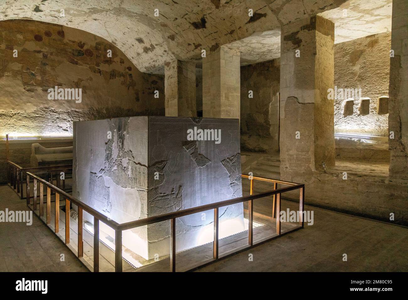TOMB OF THE PHARAOH MERENPTAH, VALLEY OF THE KINGS WHERE THE HYPOGEUM