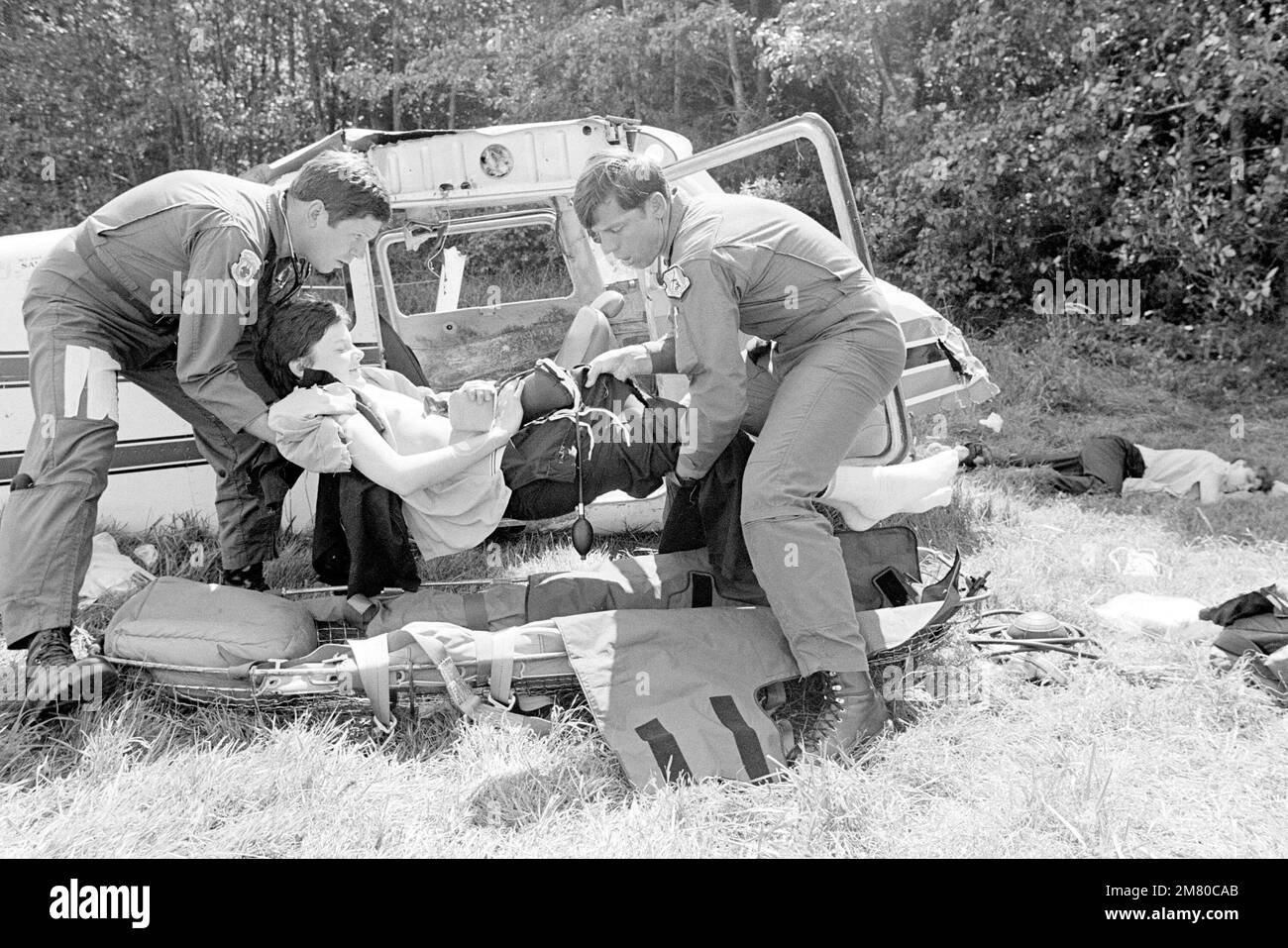 DF-SN-85-01405. Subject Operation/Series: SAREX '83 State: British Columbia (BC) Country: Canada (CAN) Stock Photo