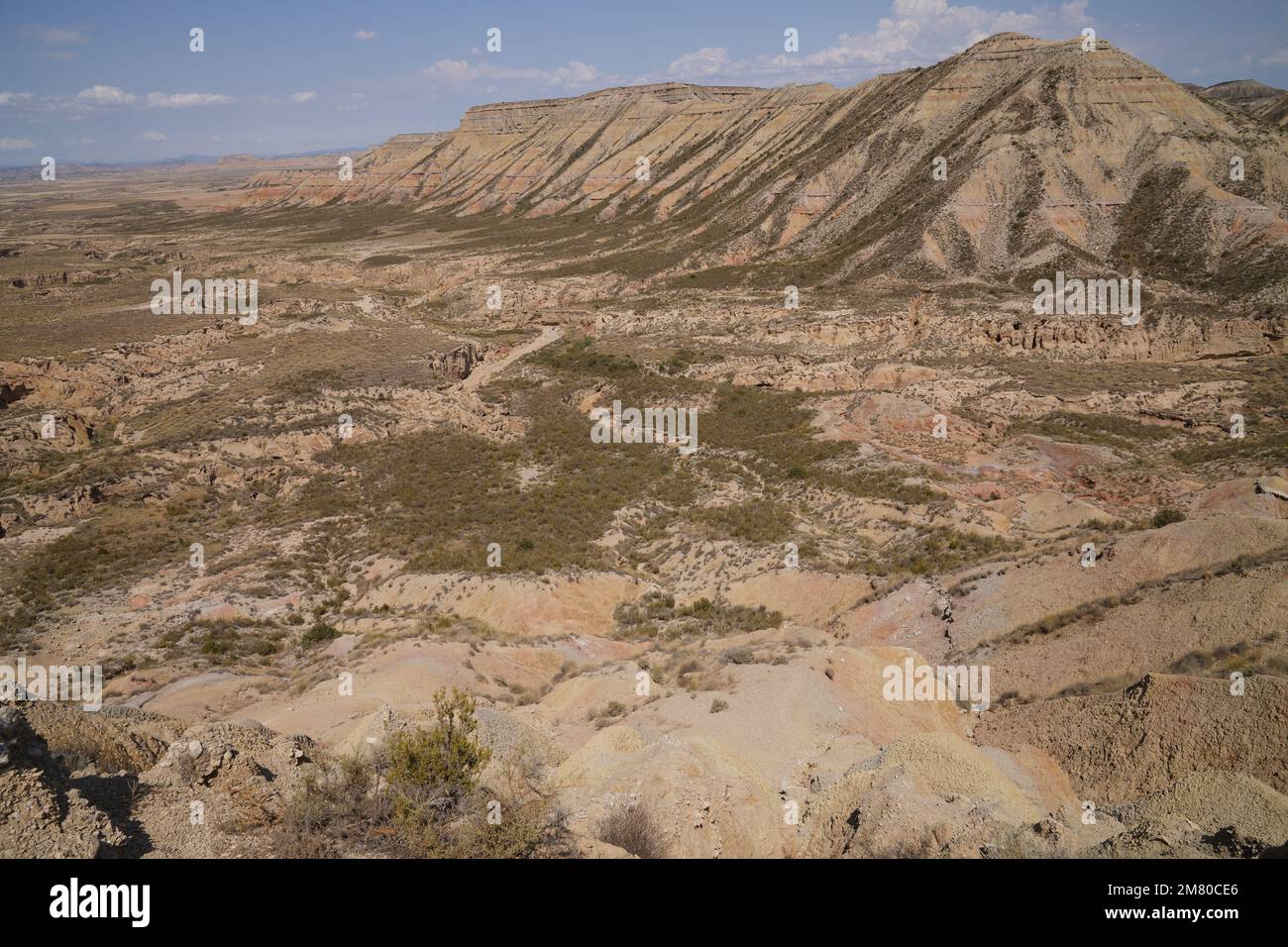A scenic View of great desert mountains under the blue sky Stock Photo ...