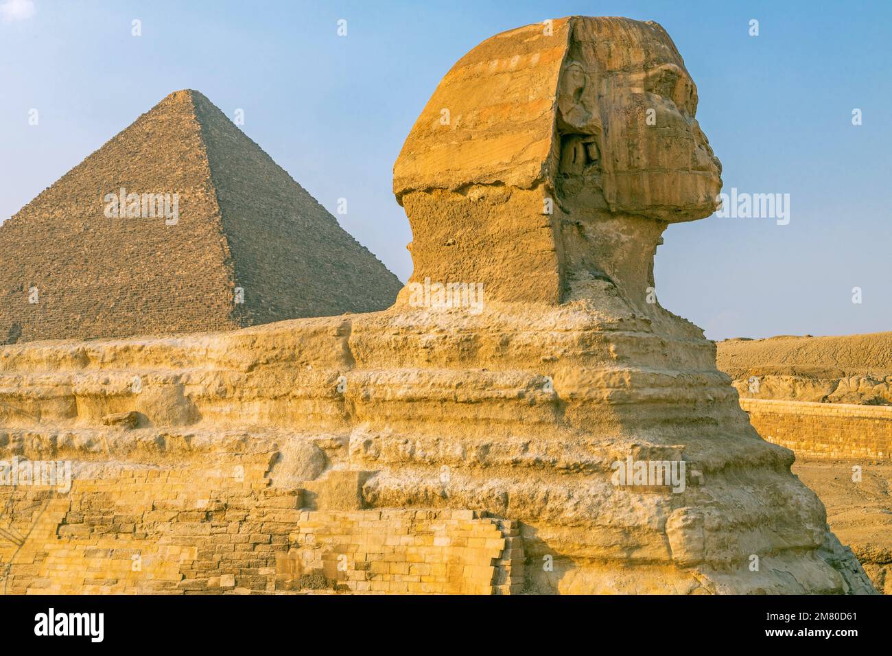 RECLINING SPHINX OF GIZA, THERIANTHROPIC STATUE, THE WORLD'S BIGGEST