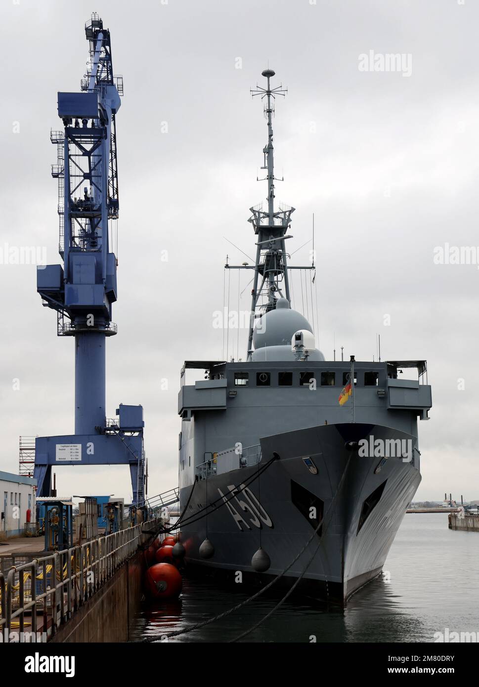Rostock, Germany. 11th Jan, 2023. Before the start of the ceremony for