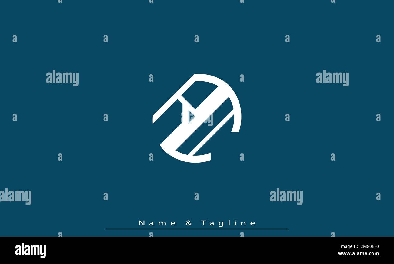 Alphabet letters Initials Monogram logo RA , AR Stock Vector