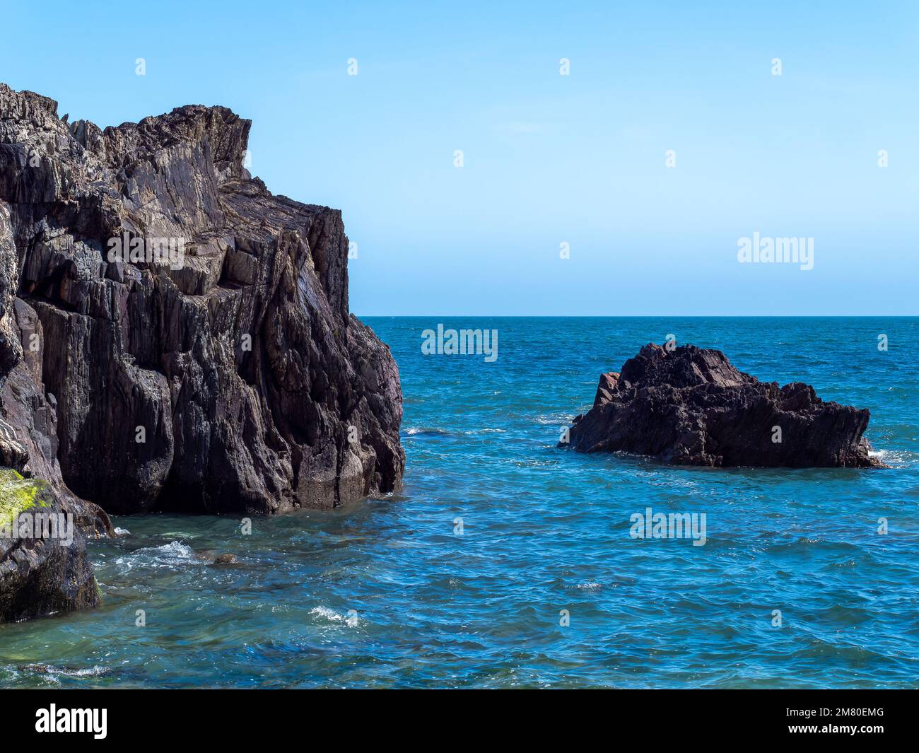 Rocky surface landscape sea hi-res stock photography and images - Alamy