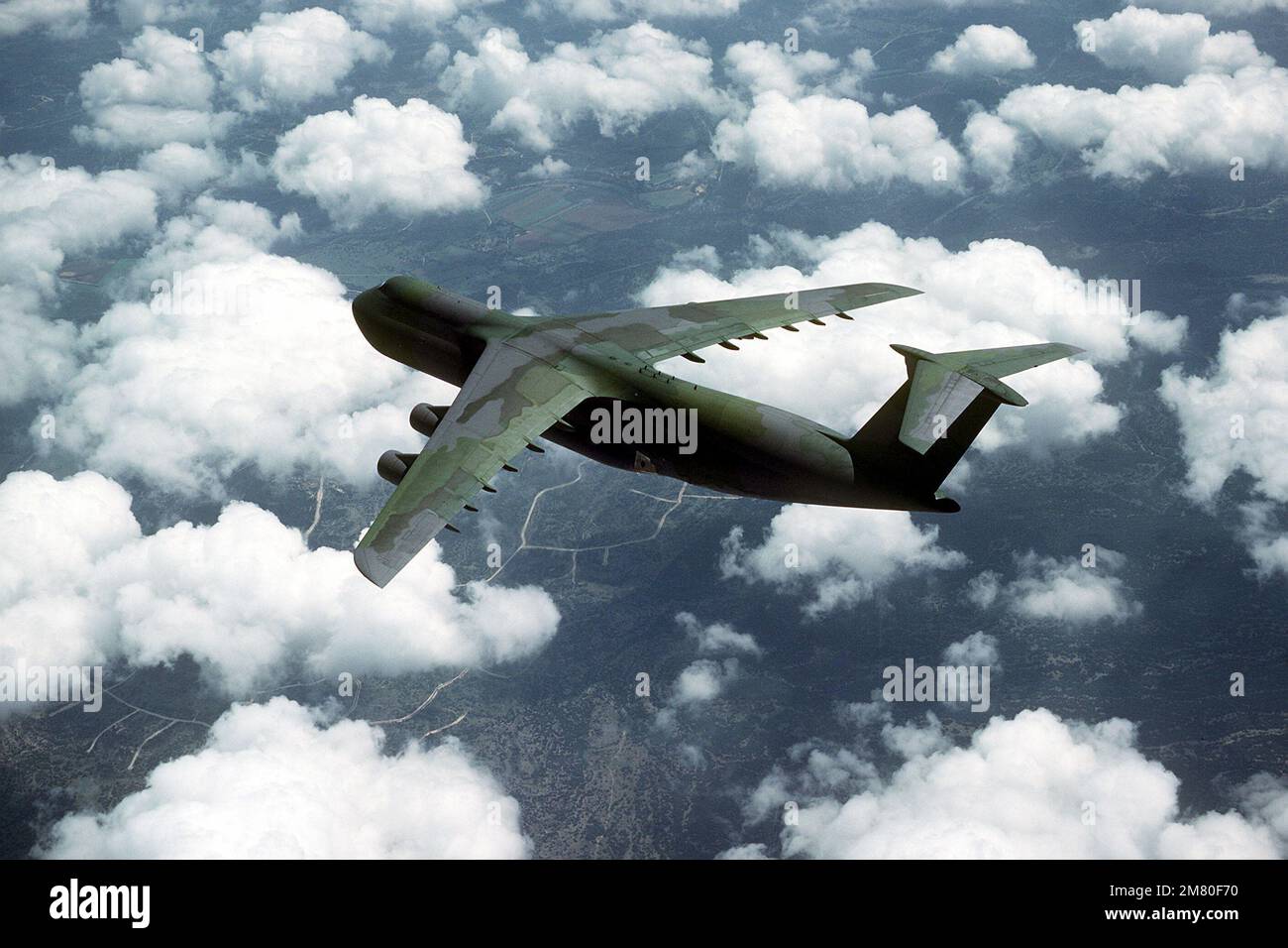 5 Galaxy Rear Ramp An air-to-air left rear view of the first C-5 Galaxy aircraft to be ...