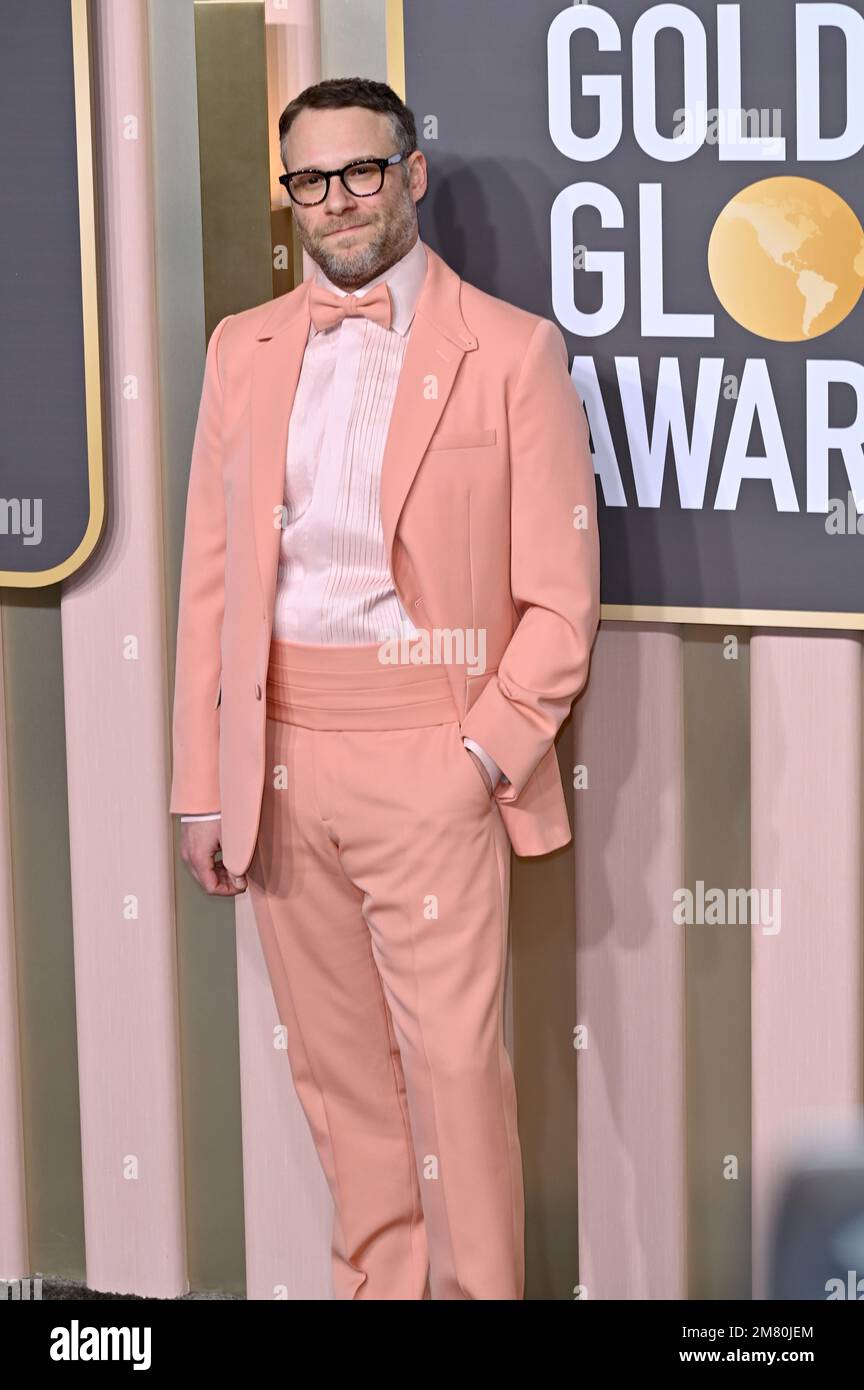 Los Angeles, USA. 10th Jan, 2023. Seth Rogan arriving at the 80th