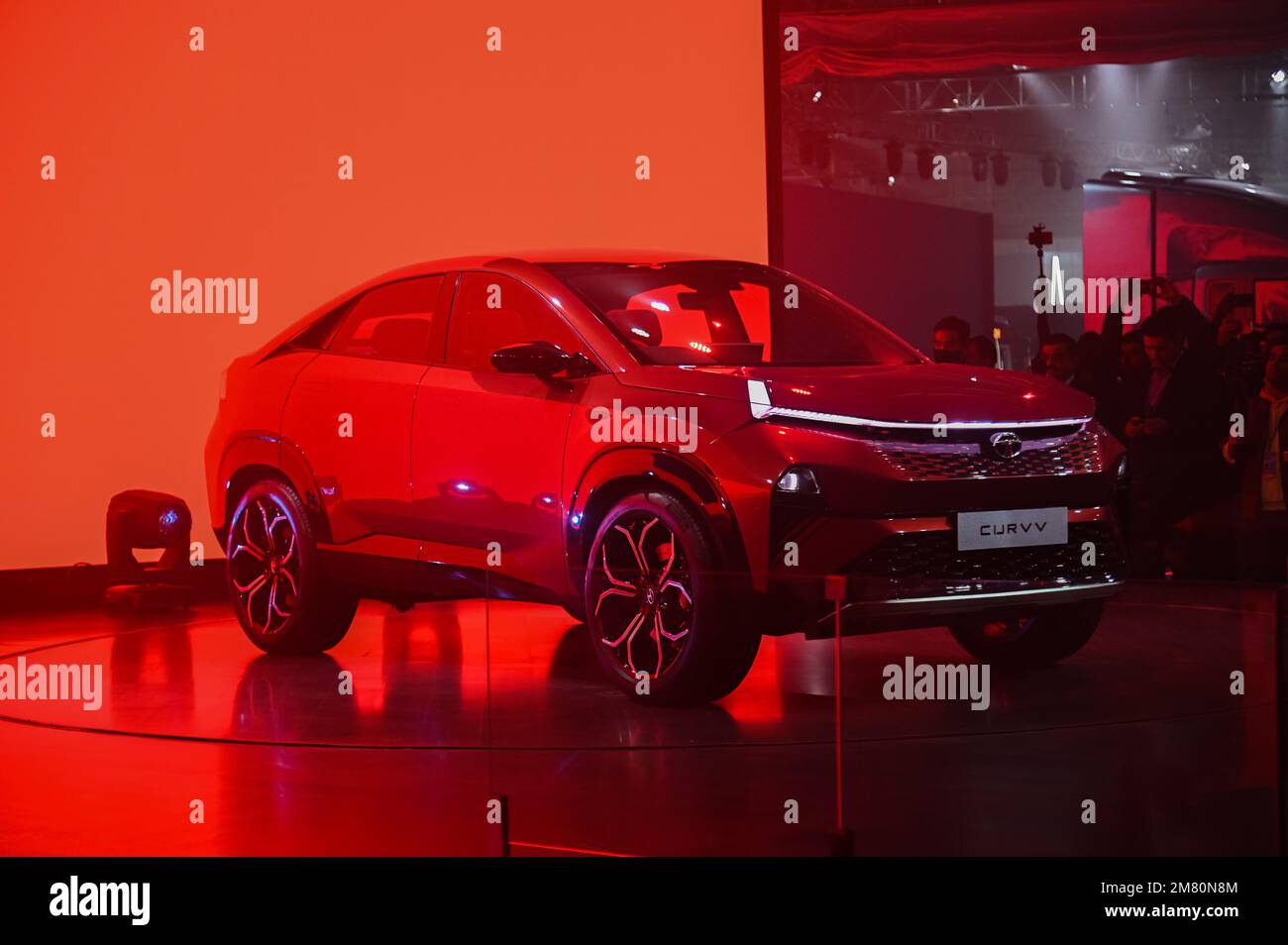 Greater Noida, Uttar Pradesh, India. 11th Jan, 2023. Tata Curvv SUV