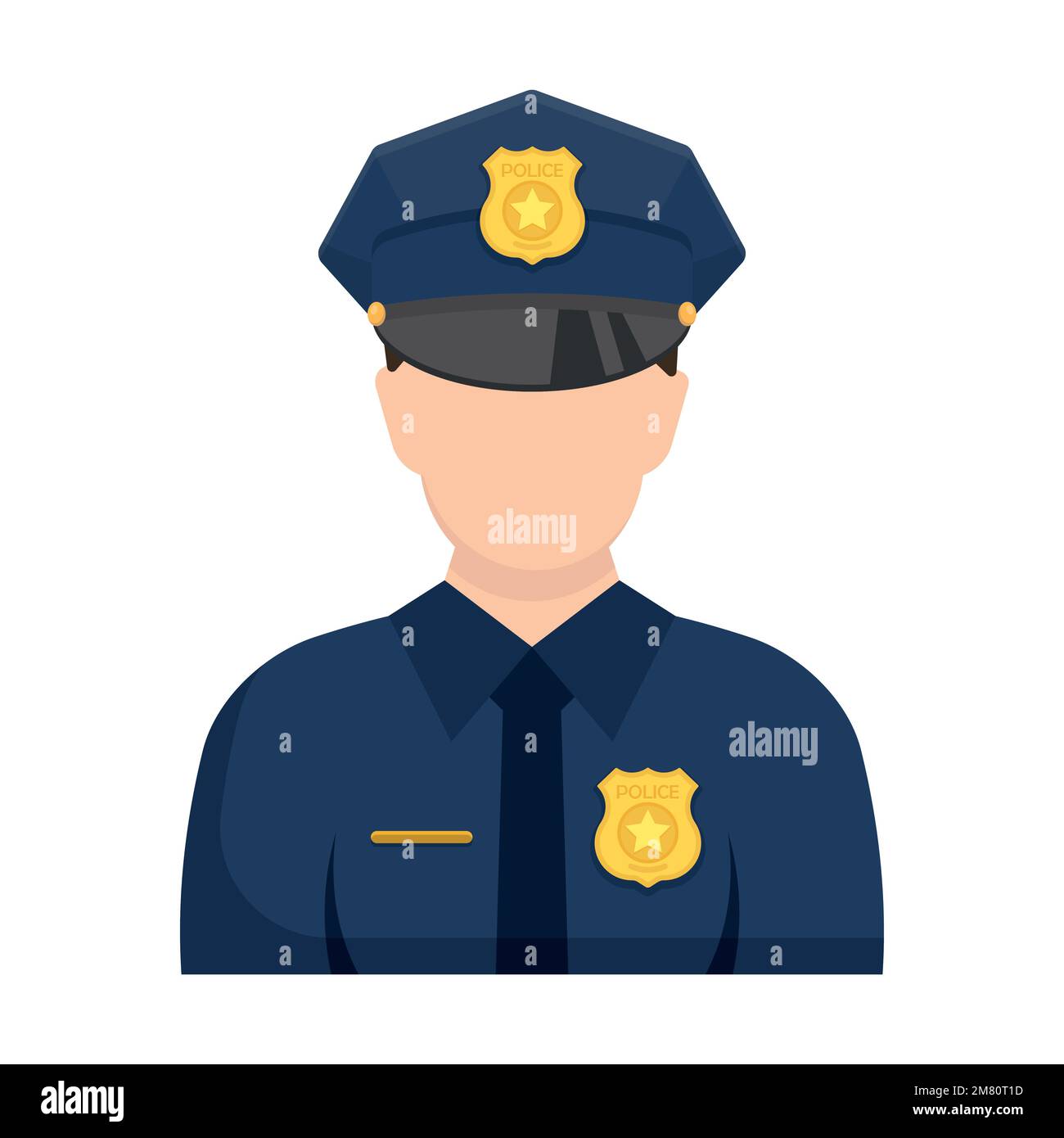 Police force cartoon Cut Out Stock Images & Pictures - Alamy