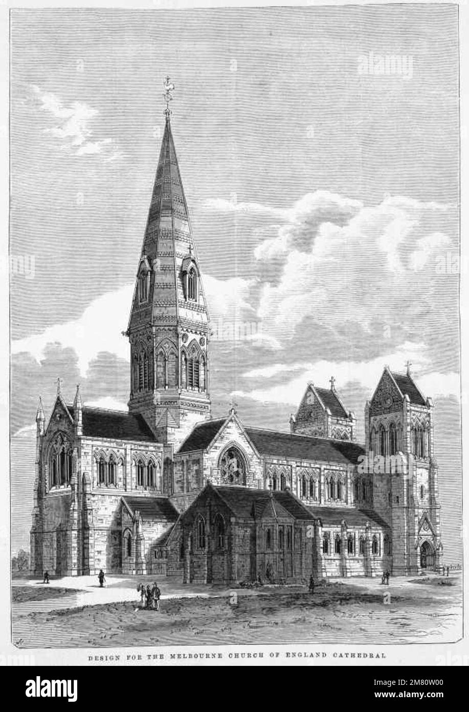 Anglican cathedral (St Paul's) in Melbourne, Australia Stock Photo Alamy