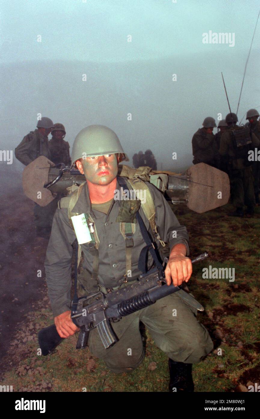 Private First Class Mark Grant, M-203 gunner with Company A, 14th 