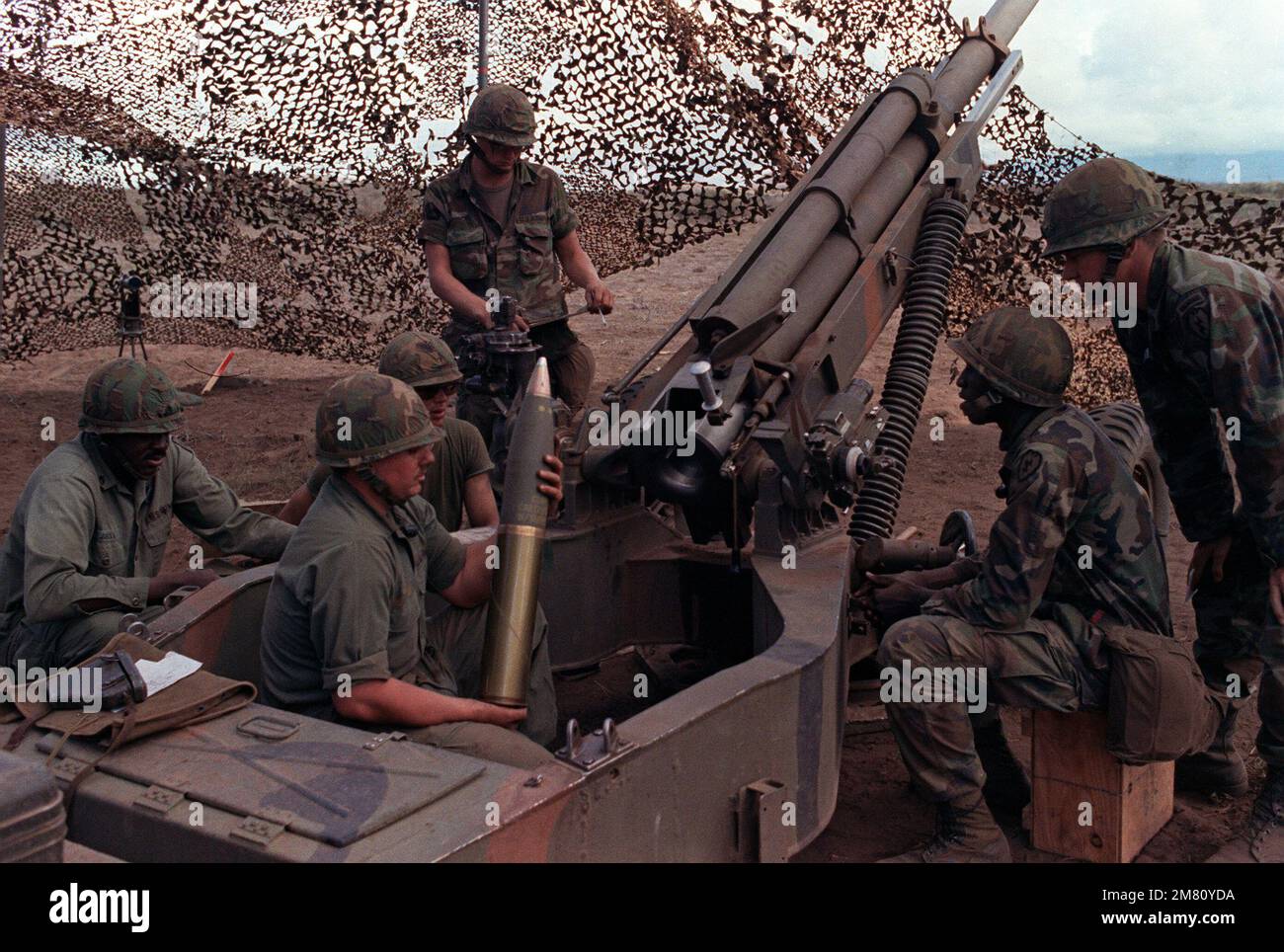 Private First Class Dale Warner, Number 1 man, Battery B, 13th Field