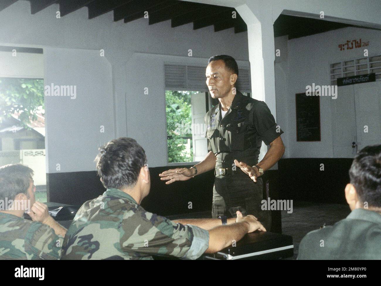 Major Chaichorn of the Royal Thai Army Special Forces, a former