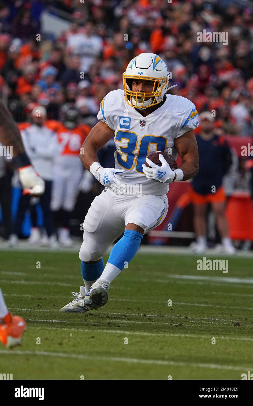 Los Angeles Chargers cornerback Ja'Sir Taylor (36) plays against