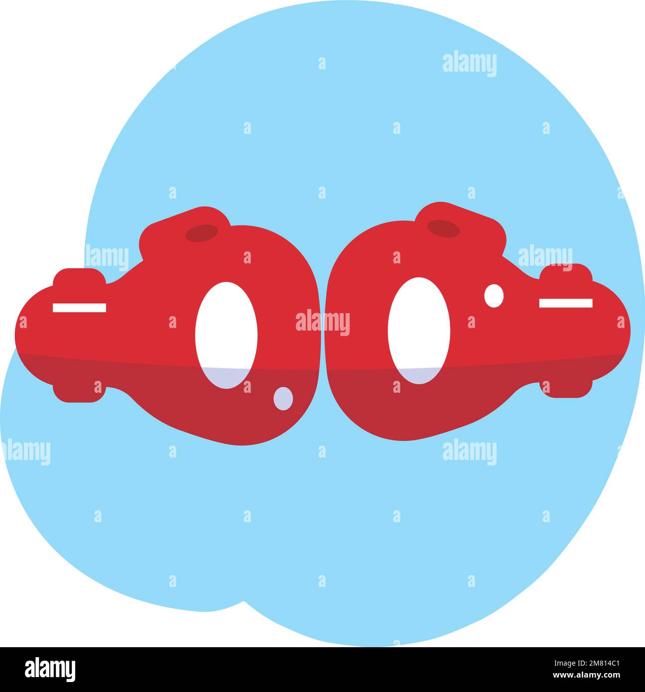 Isolated boxing gloves icon Flat design Vector illustration Stock ...