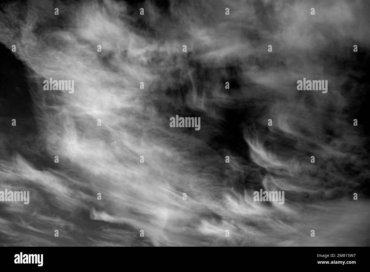 Cumulus blue natural clouds Black and White Stock Photos & Images - Alamy