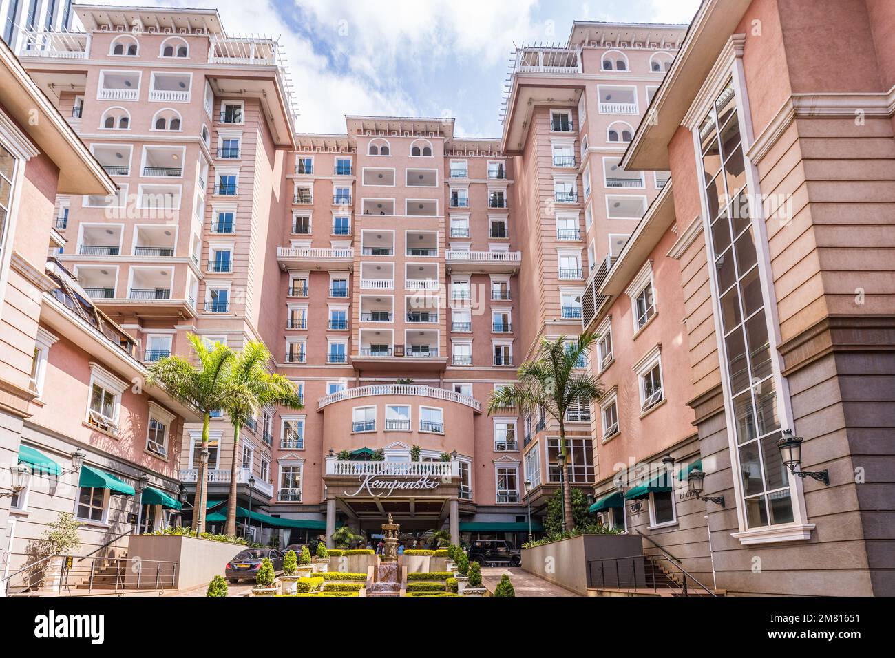 Villa Rosa Kempinski Kempinski has been welcoming guests to spectacular destinations in the most stunning style. Together we’ve explored the world and Stock Photo