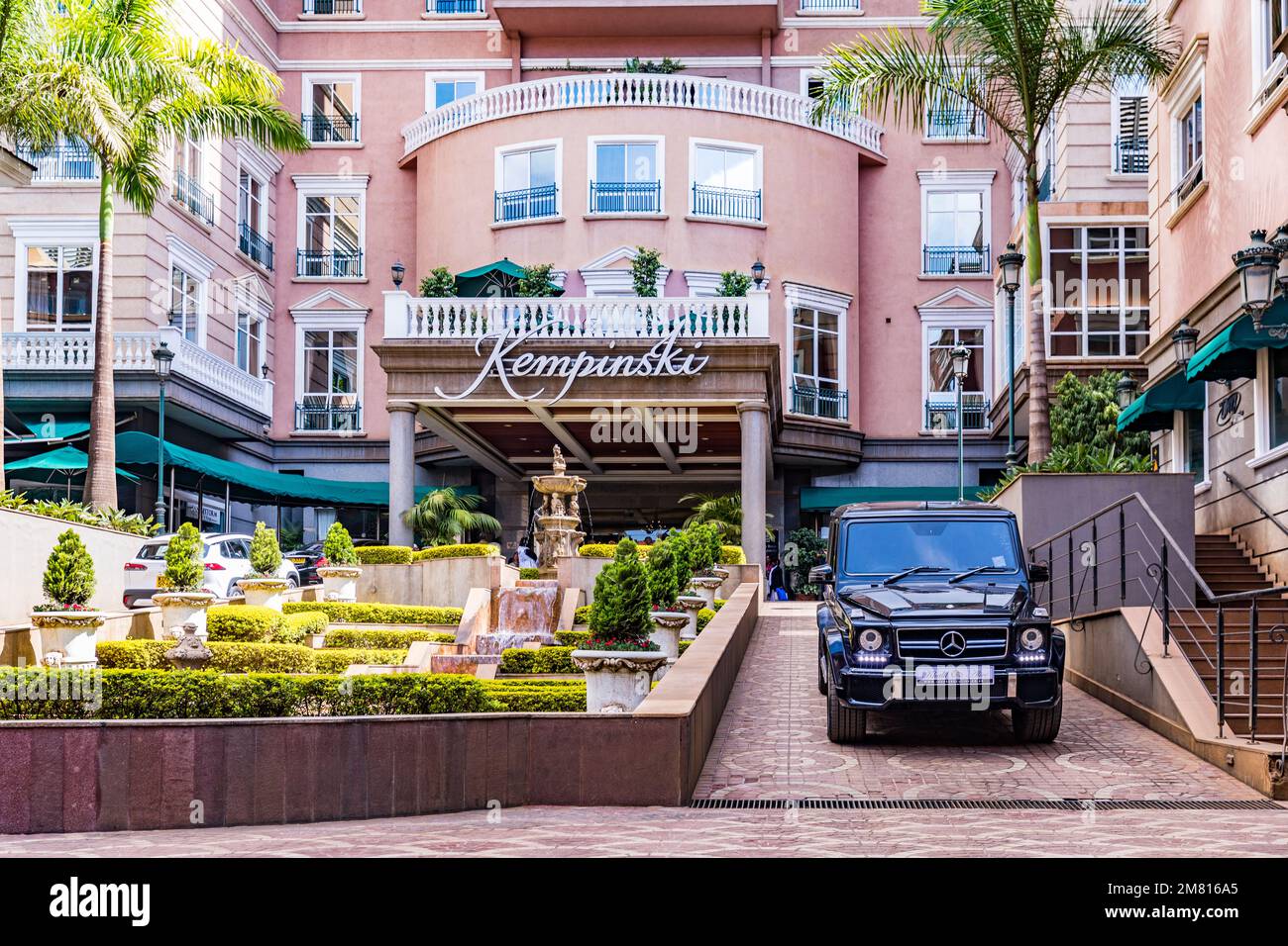 Villa Rosa Kempinski Kempinski has been welcoming guests to spectacular destinations in the most stunning style. Together we’ve explored the world and Stock Photo
