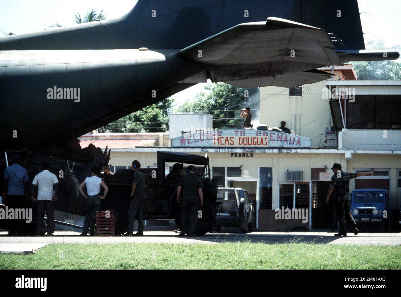 Soviet weapons and materiel are loaded aboard a c 130 hercules aircraft