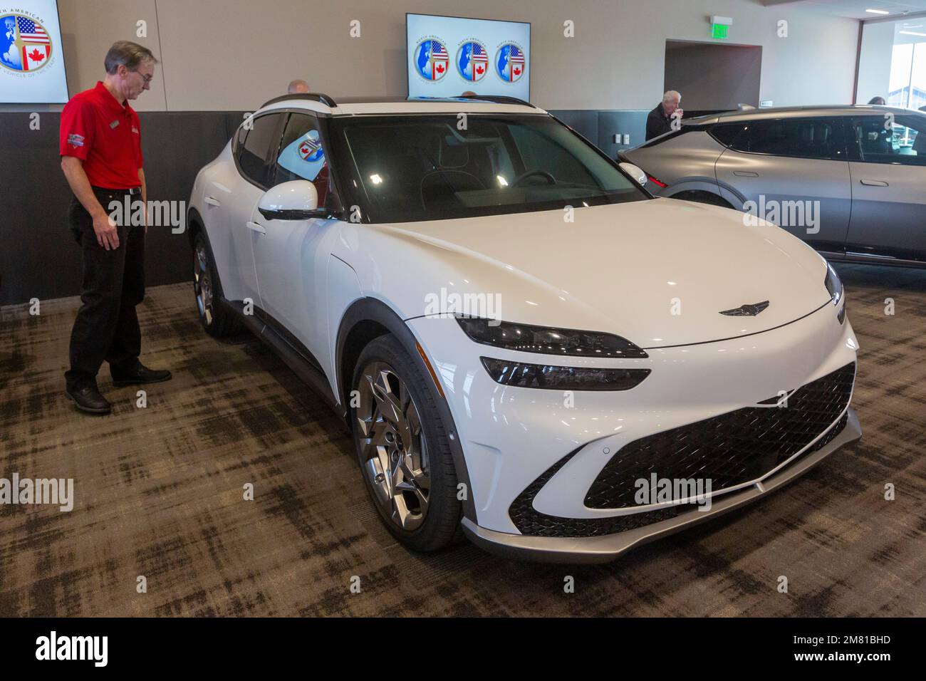 Pontiac, Michigan, USA. 11th Jan, 2023. The Genesis GV60 was runnerup