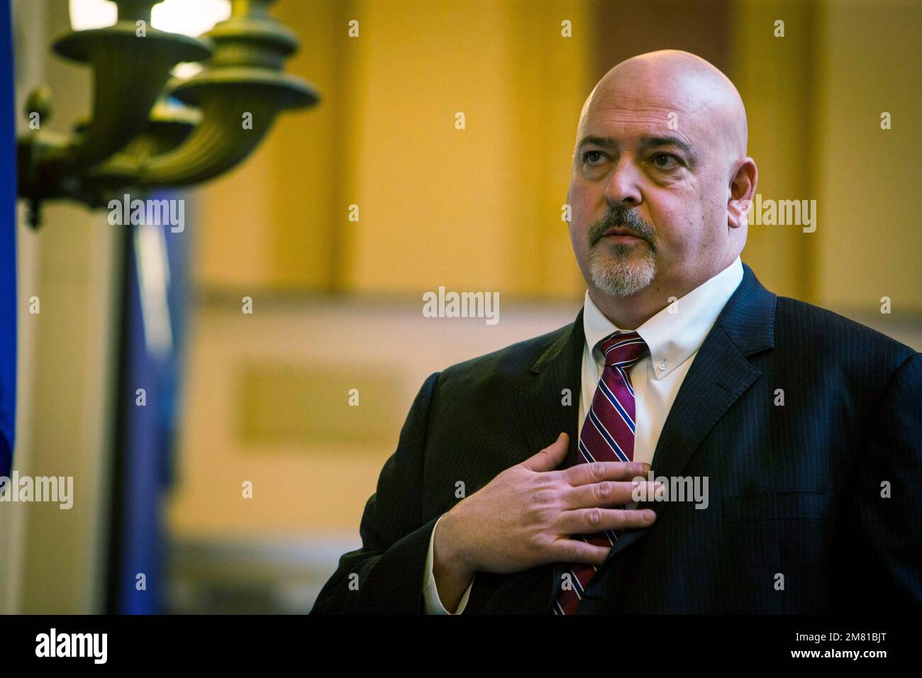 House Speaker Todd C. Gilbert RWoodstock leads the House of Delegates