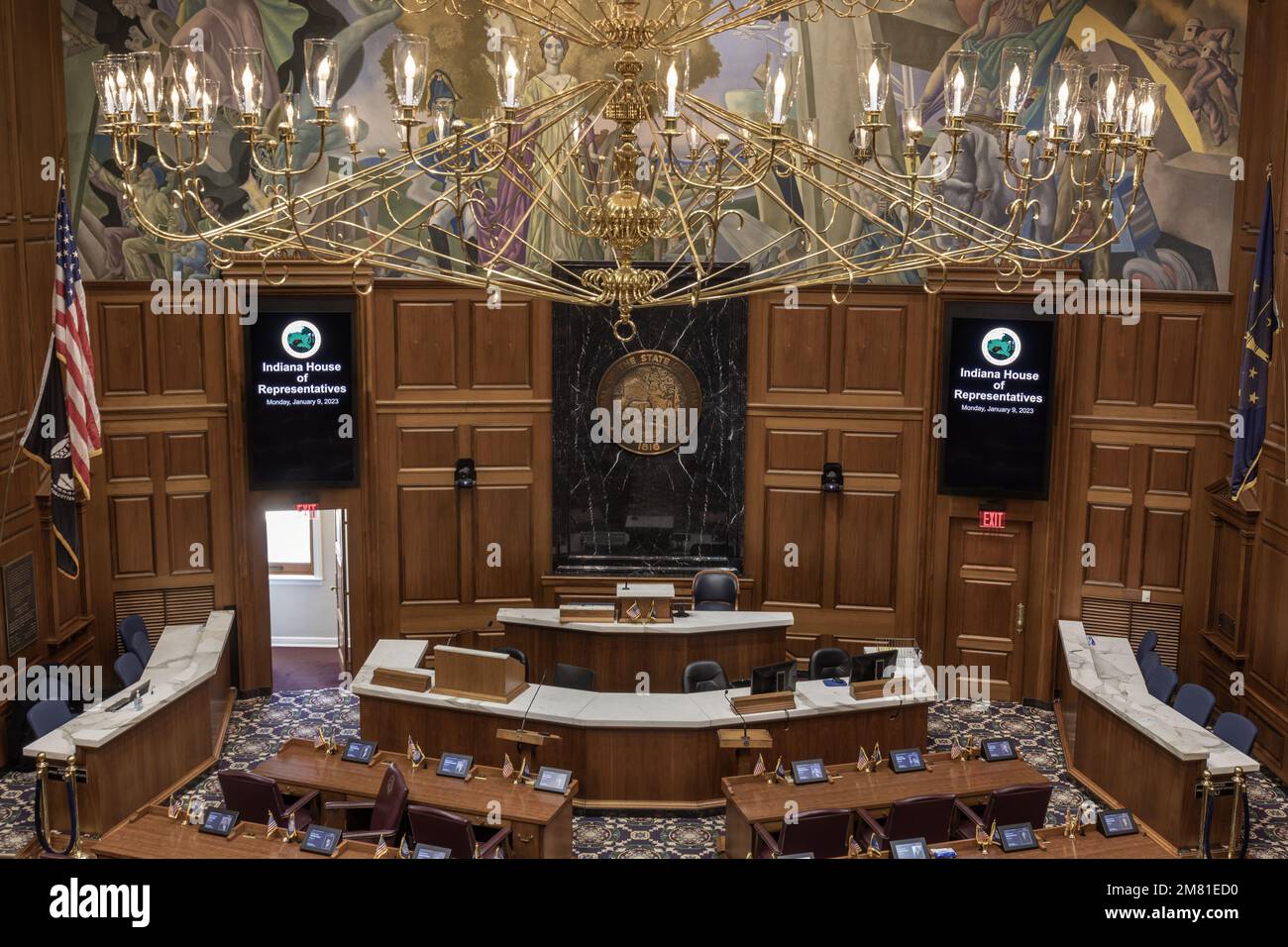 Indianapolis Circa January 2023 Indiana House of Representatives