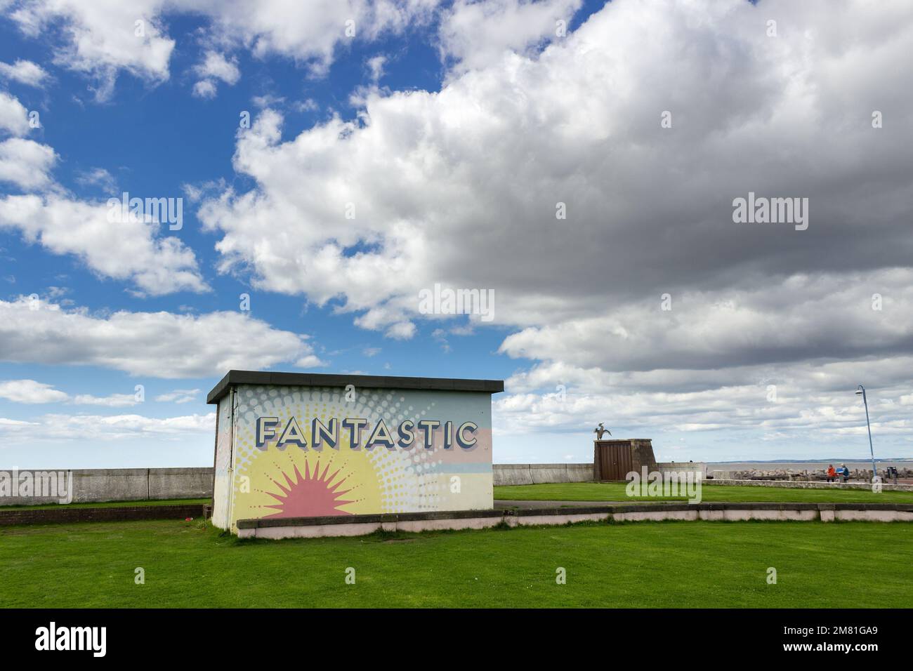Sandylands promenade morecambe lancashire uk hires stock photography