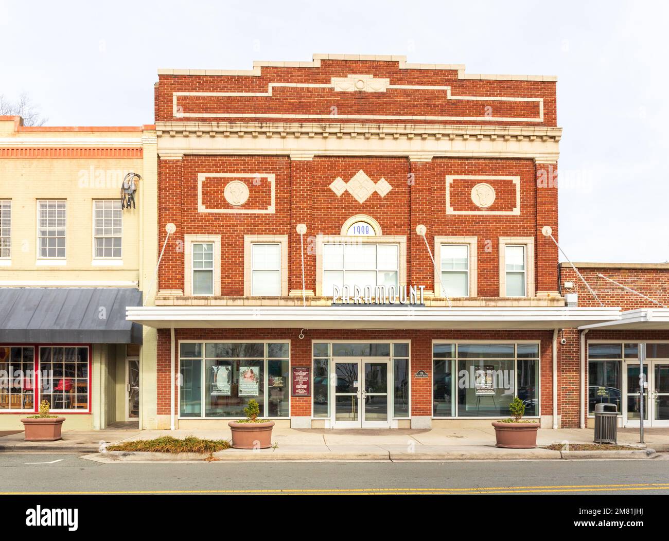 BURLINGTON, NC, USA2 JAN 2023 The Cityowned Paramount Theater on