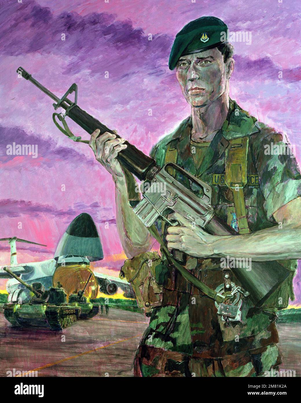 Artwork "Eagle's Eye" Artist Ted Carr, US Air Force Art Collection