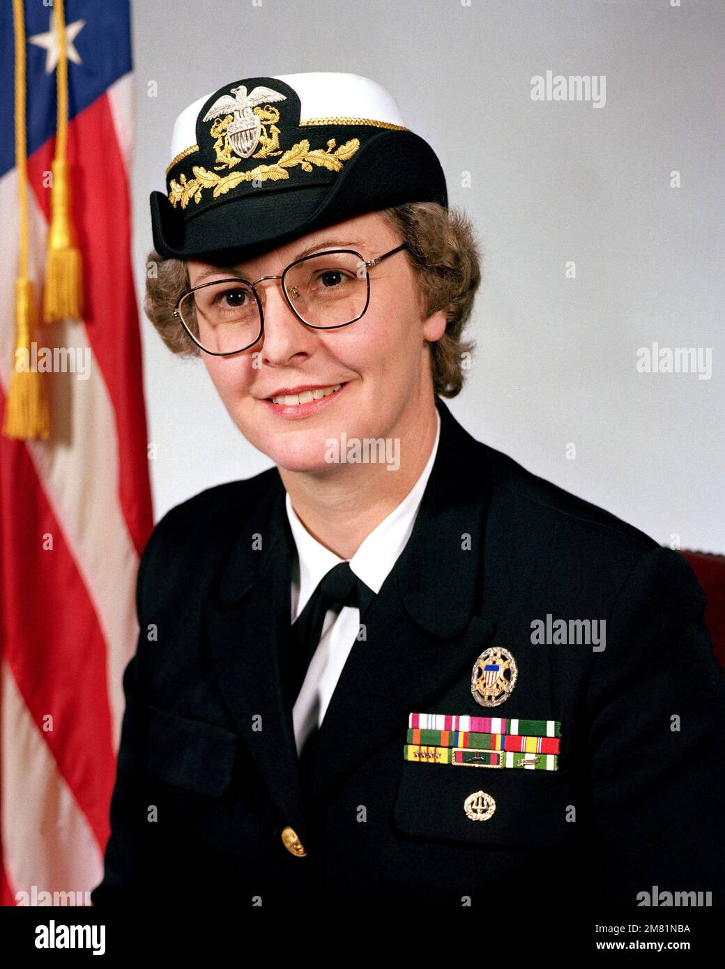 Captain Elizabeth G. Wylie, USN (covered). Country: Unknown Stock Photo