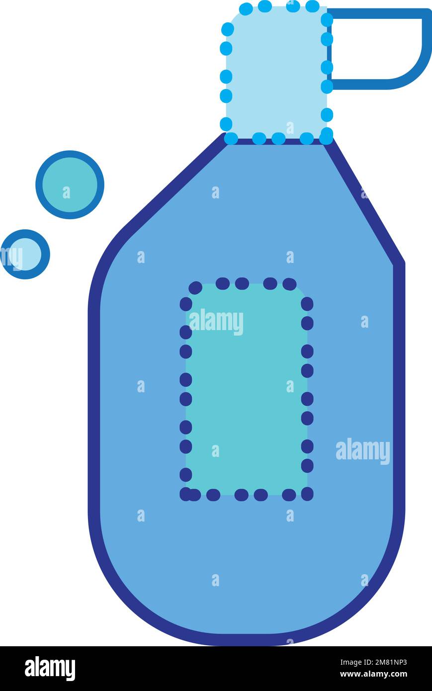 Isolated liquid soap bottle cleanliness icon Vector Stock Vector Image ...