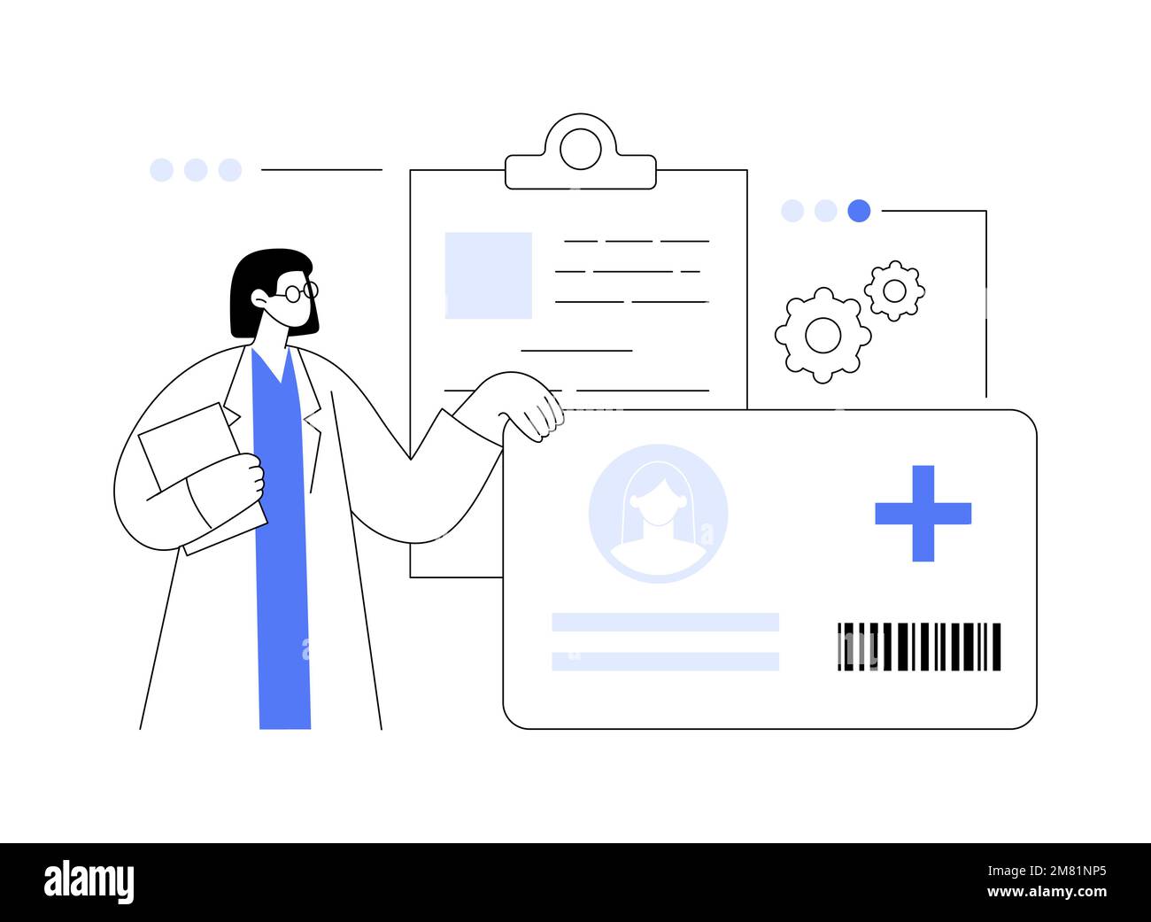 Healthcare smart card abstract concept vector illustration Stock Vector Image & Art Alamy