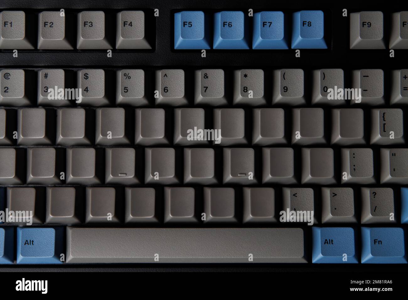 blank keyboard Stock Photo