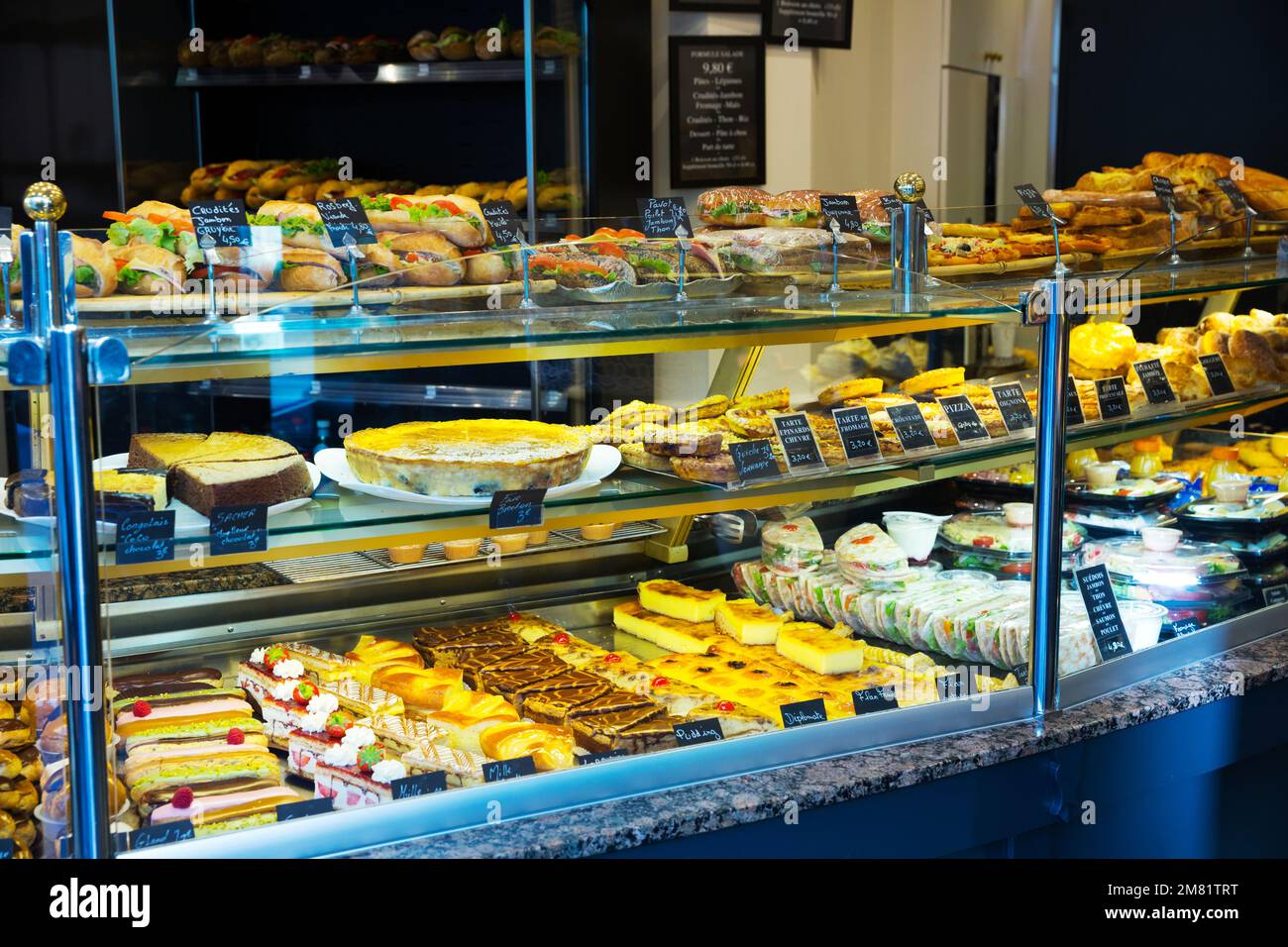 Pastry shop in France Stock Photo - Alamy
