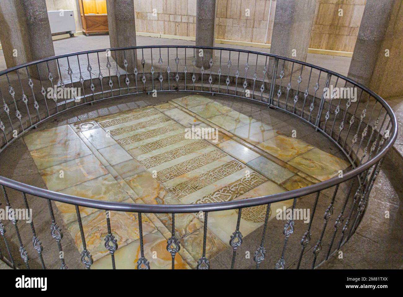HAMADAN IRAN JULY 14 2019 Tomb At Ibn Sina Avicenna Mausoleum In hamadan-iran-july-14-2019-tomb-at-ibn-sina-avicenna-mausoleum-in