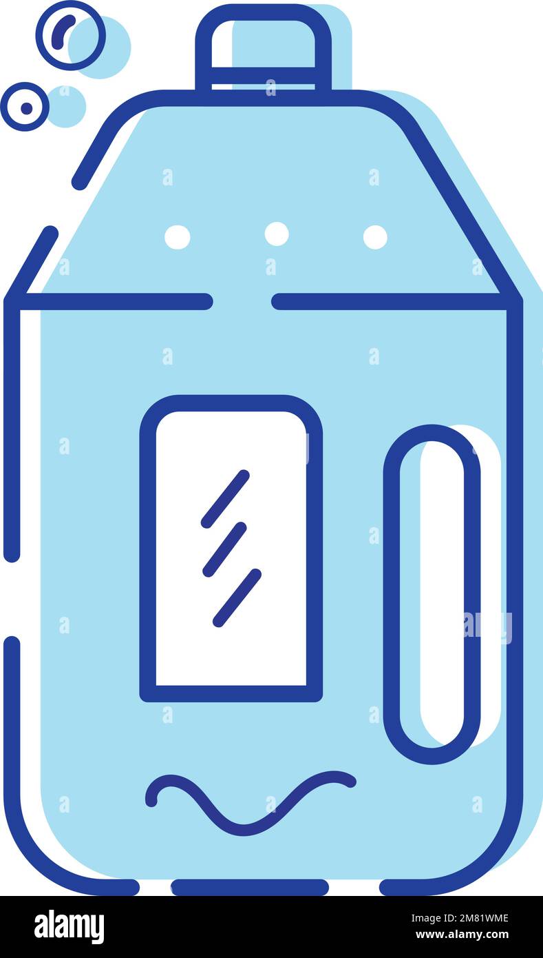 Isolated liquid soap bottle cleanliness icon Vector Stock Vector Image ...
