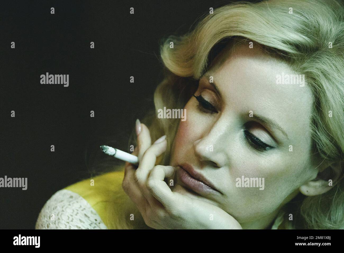 USA. Jessica Chastain in the (C)Showtime new series: George & Tammy (2023).  Plot: A look at the romance between famed country musicians George Jones  and Tammy Wynette. Ref: LMK106-J8678-060123 Supplied by LMKMEDIA
