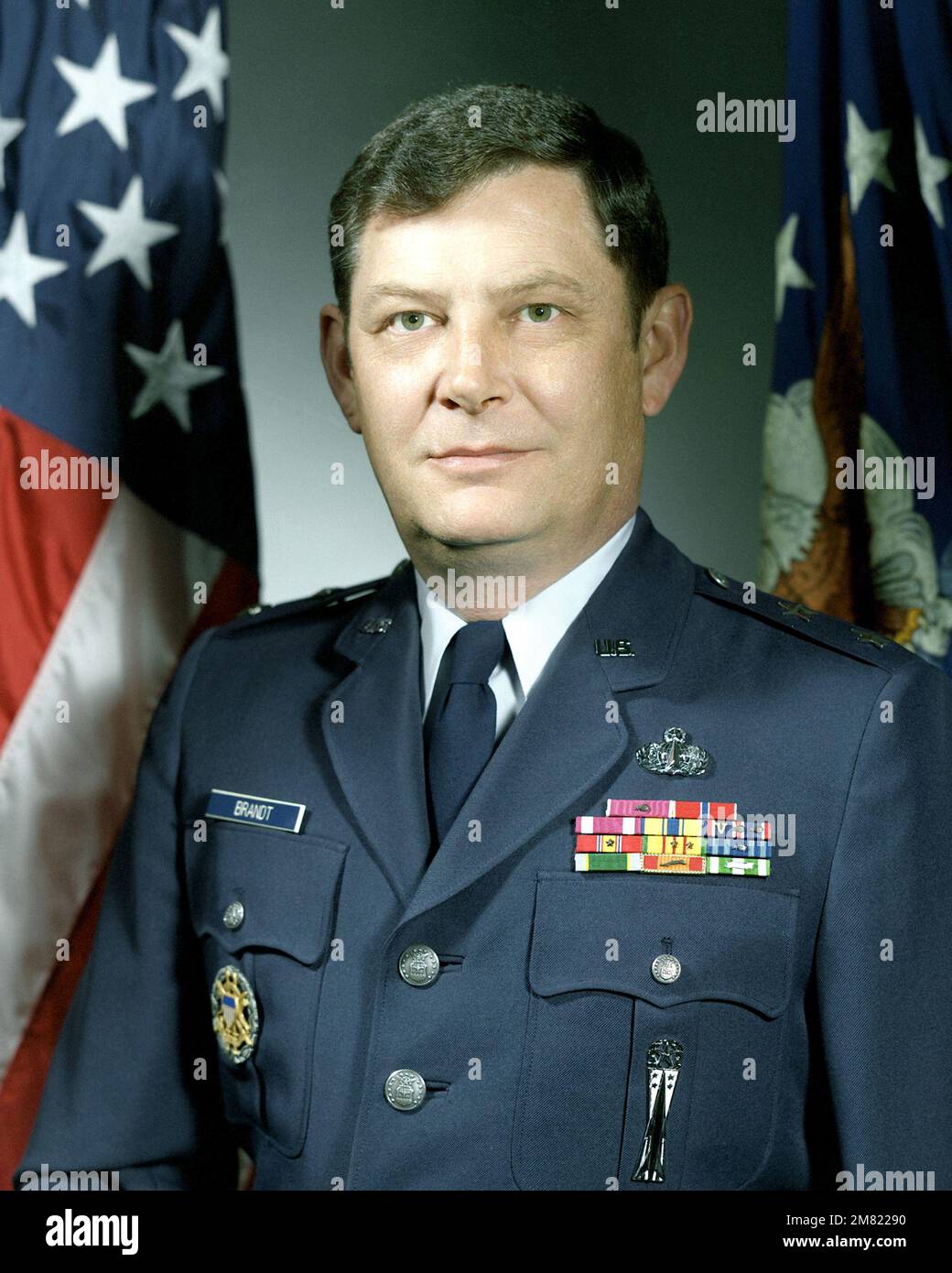 MGEN Thomas C. Brandt, USAF (uncovered). Country: Unknown Stock Photo