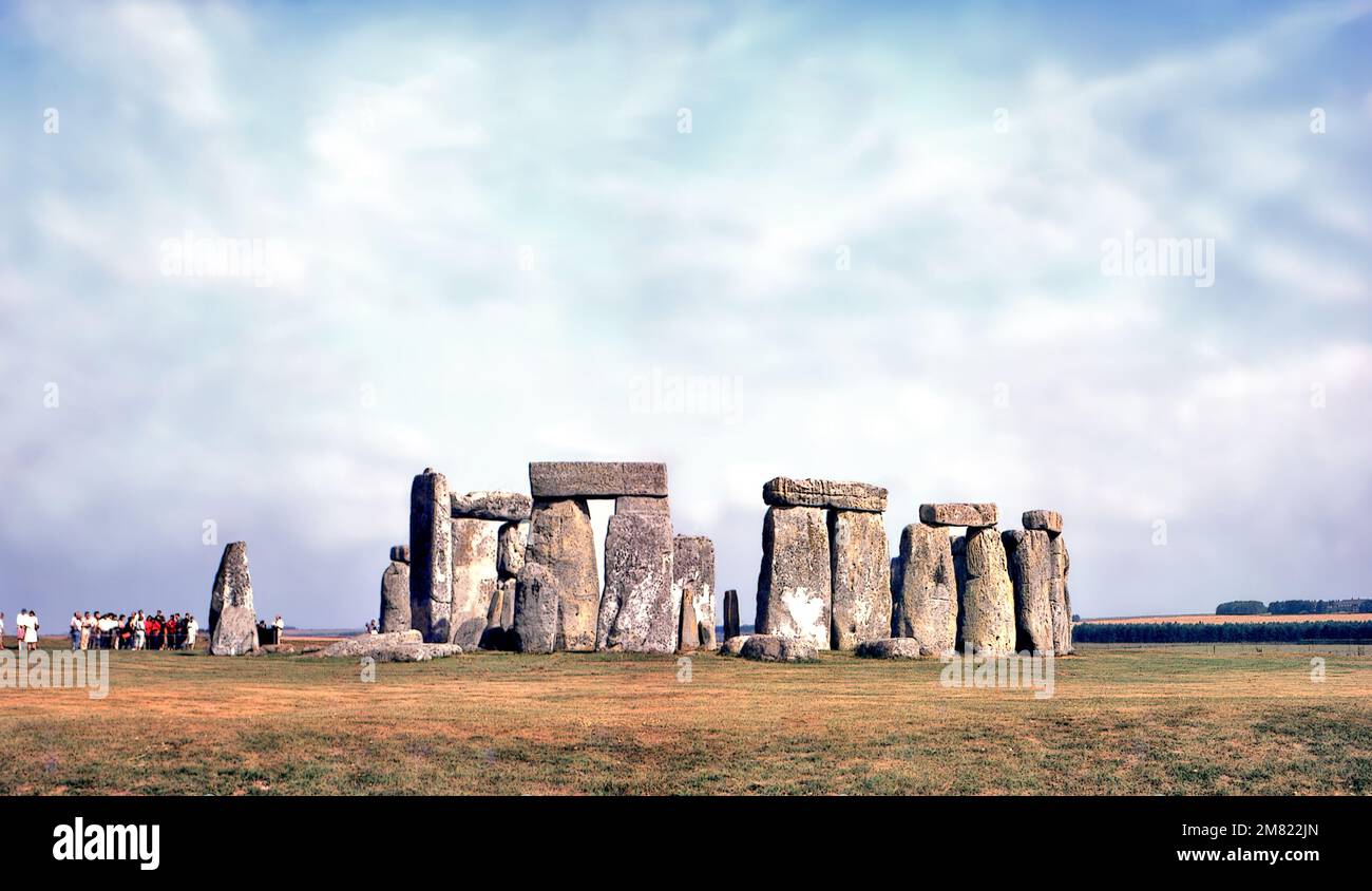 Stonehenge ( Neolithic British Isle ) Stock Photo