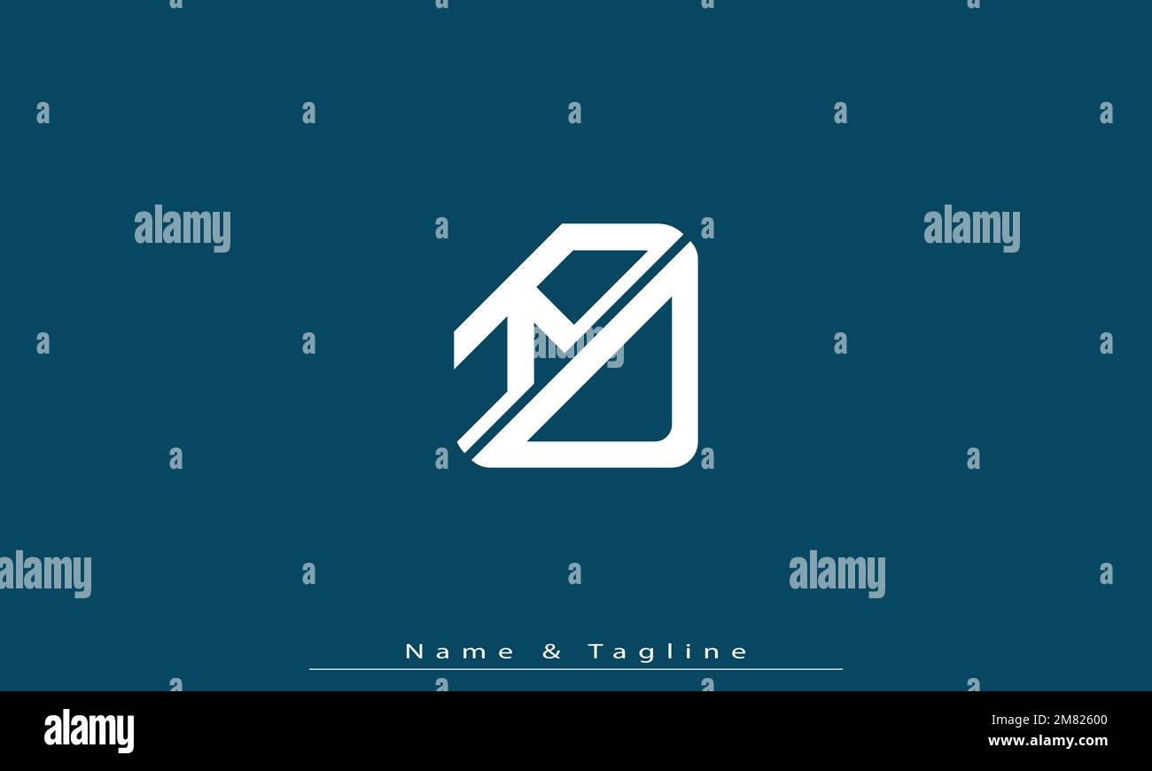 Alphabet letters Initials Monogram logo RD , DR Stock Vector