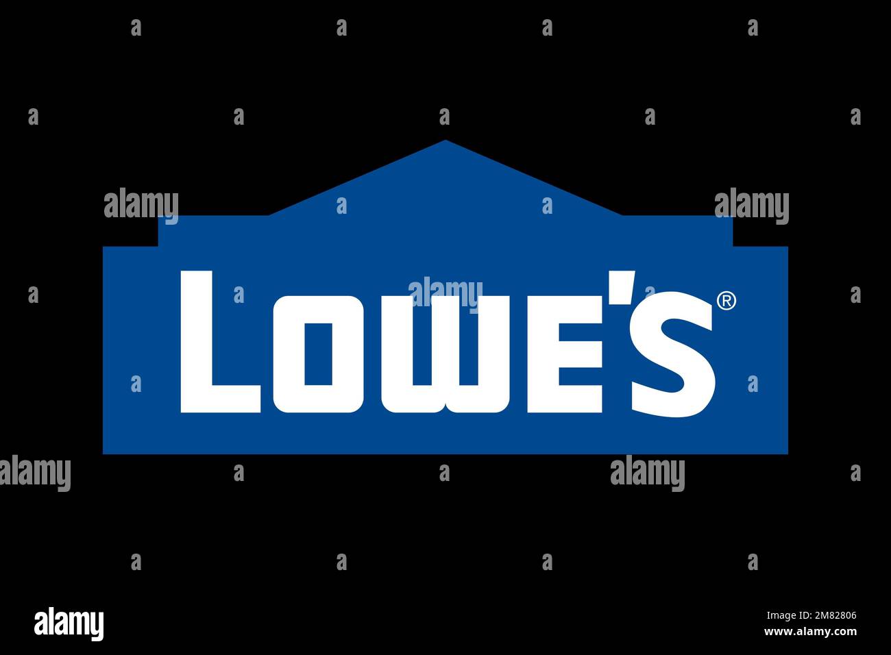 Lowe's, Logo, Black background Stock Photo Alamy