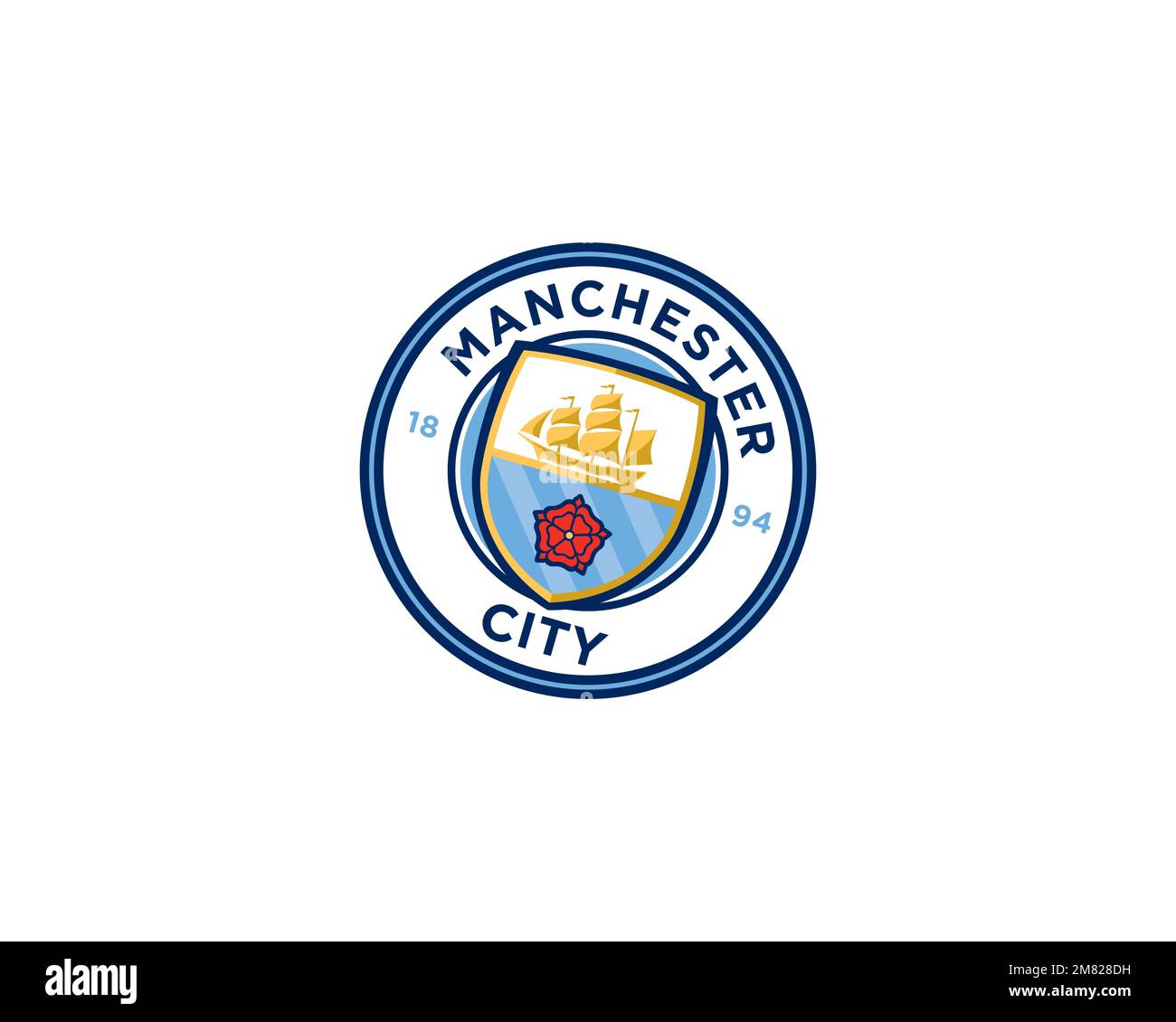 Manchester City F. C. Rotated Logo, White Background B Stock Photo Alamy