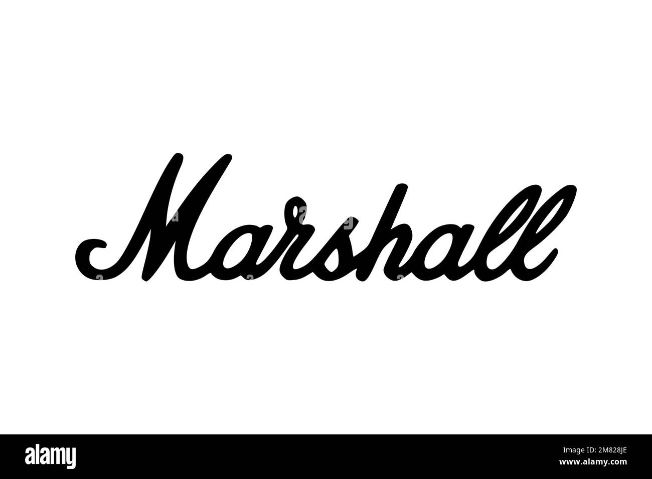 Marshall logo Black and White Stock Photos & Images - Alamy