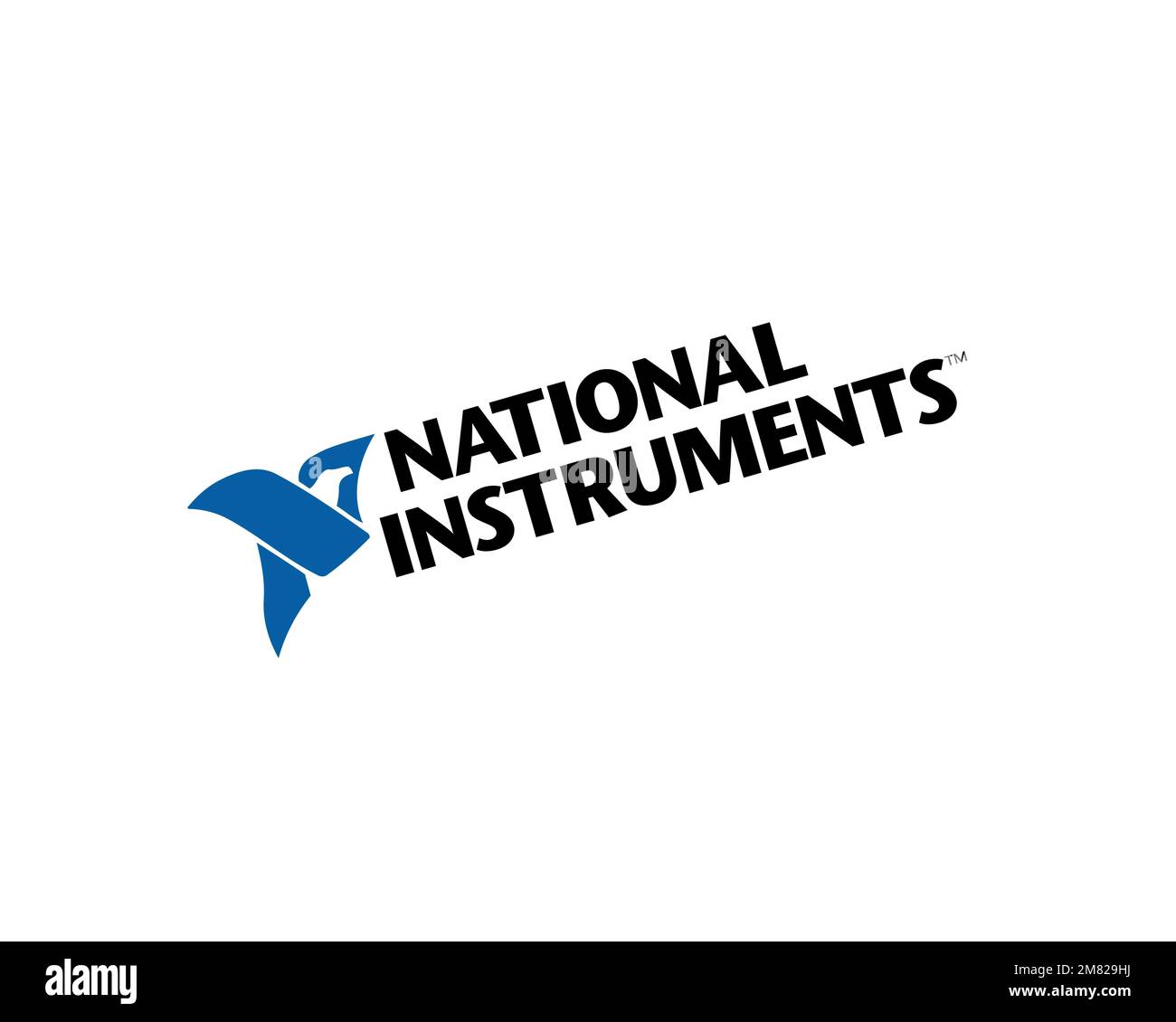 National Instruments, rotated logo, white background Stock Photo - Alamy