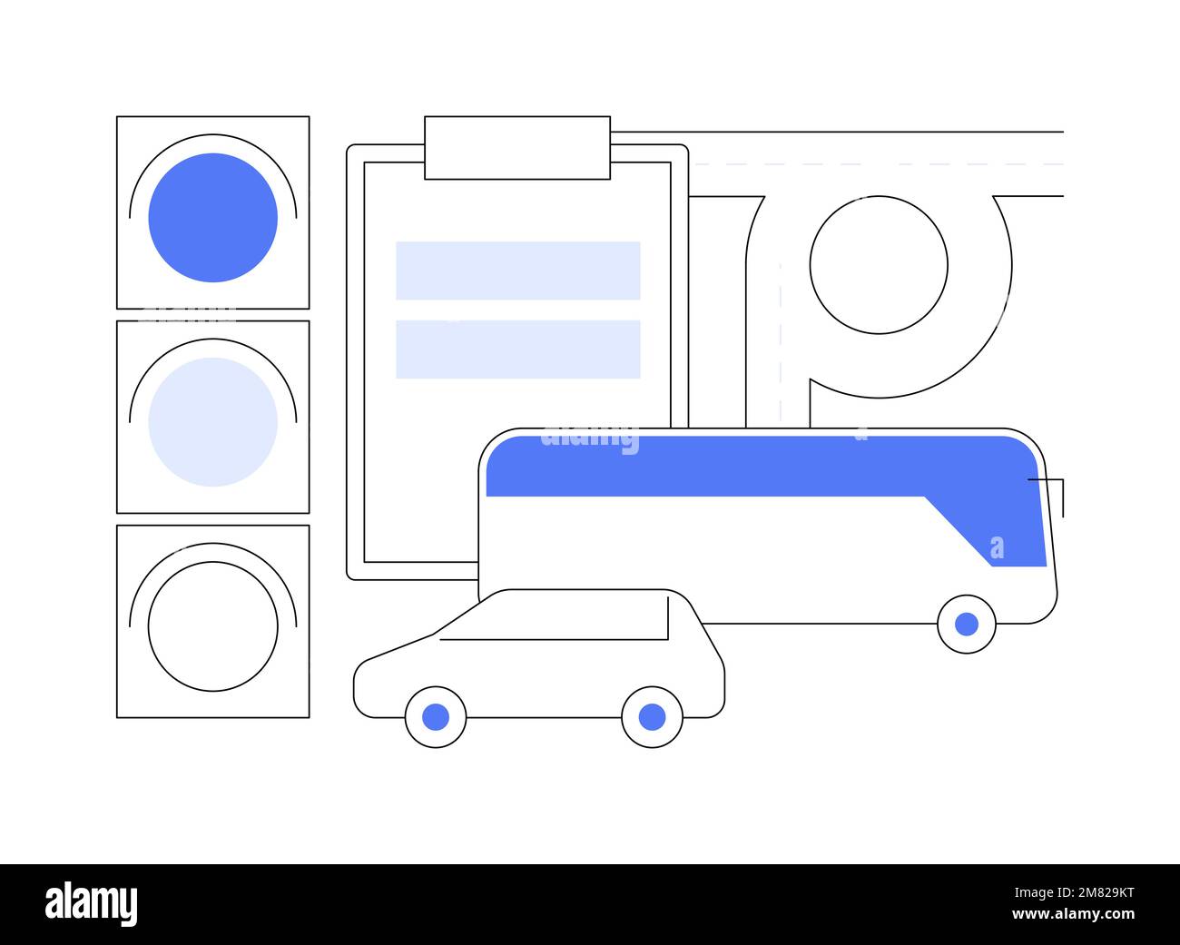 Traffic laws abstract concept vector illustration Stock Vector Image
