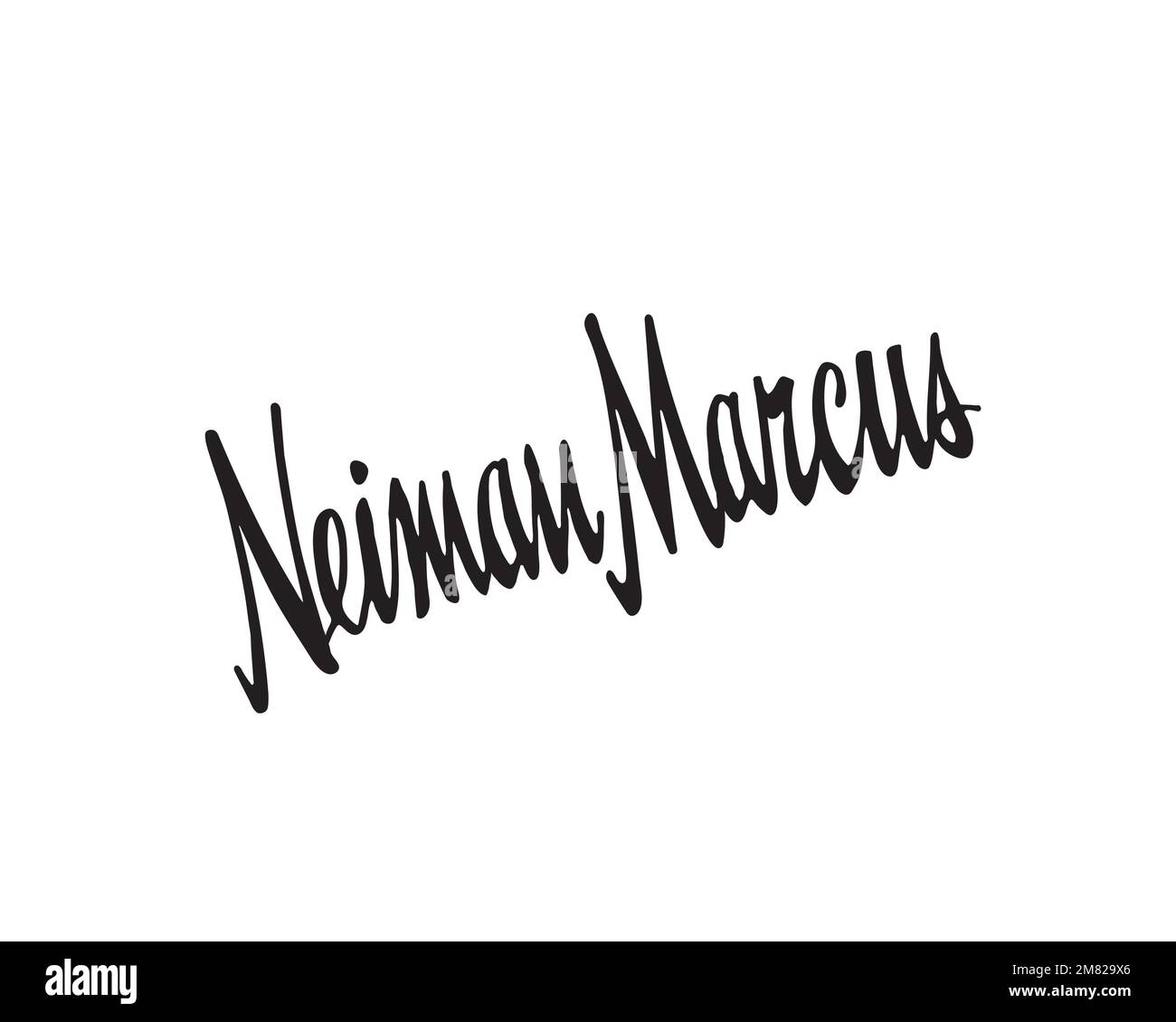 Neiman Marcus, Rotated Logo, White Background B Stock Photo - Alamy