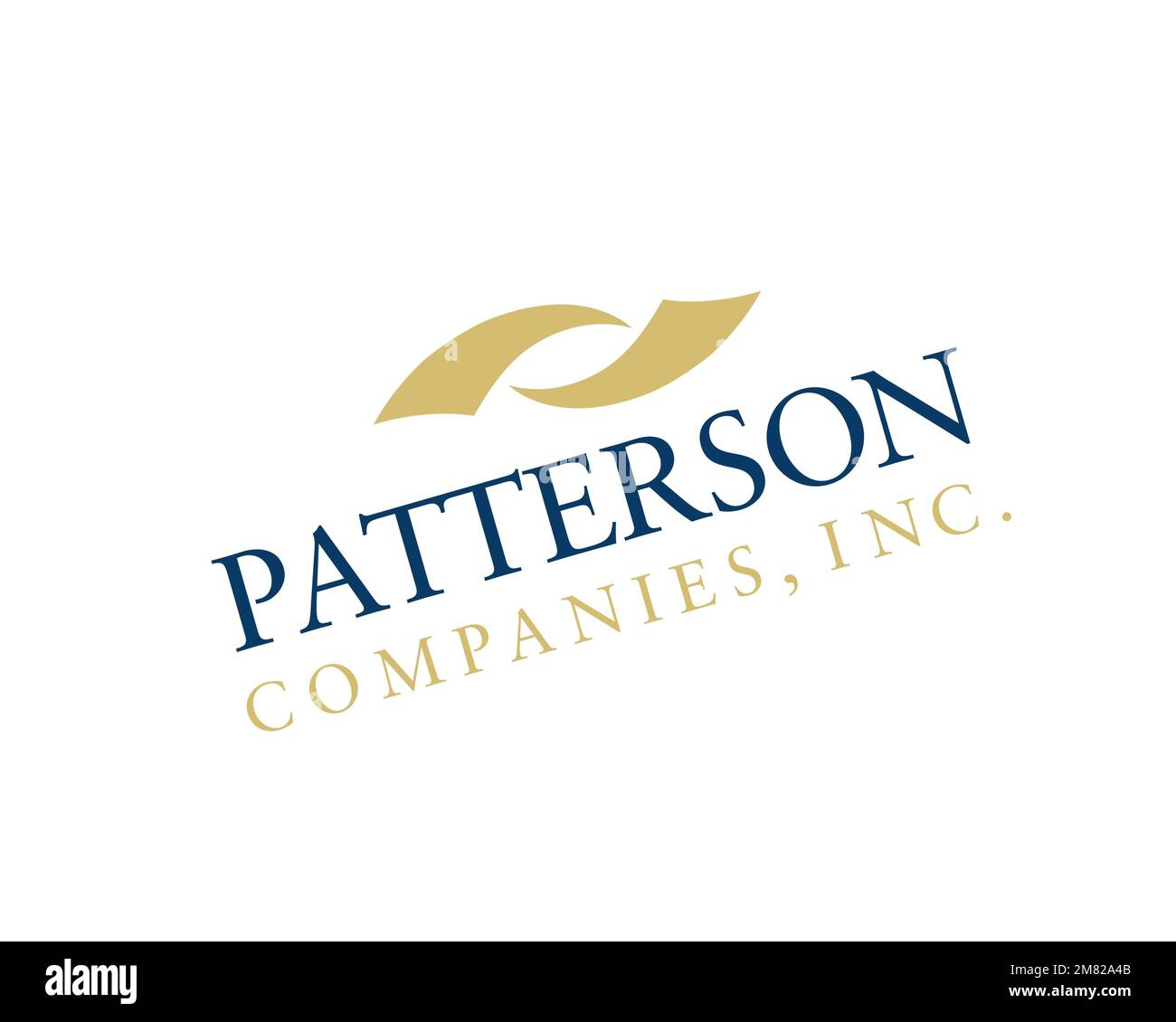 Patterson Companies, Rotated Logo, White Background Stock Photo Alamy