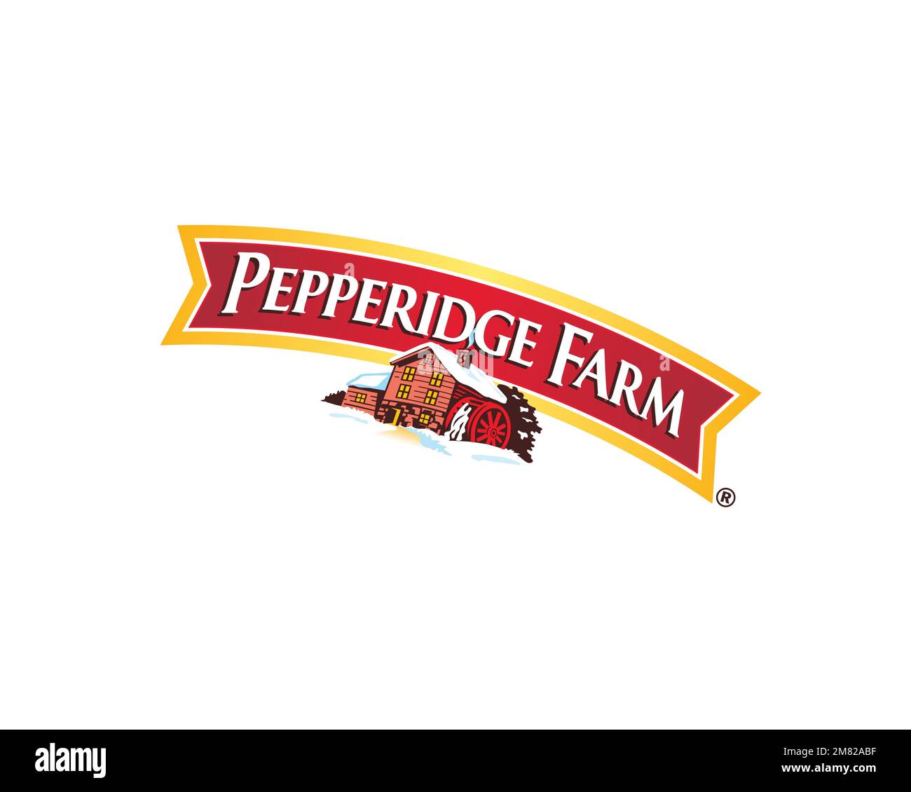 Pepperidge Farm, Rotated Logo, White Background B Stock Photo Alamy