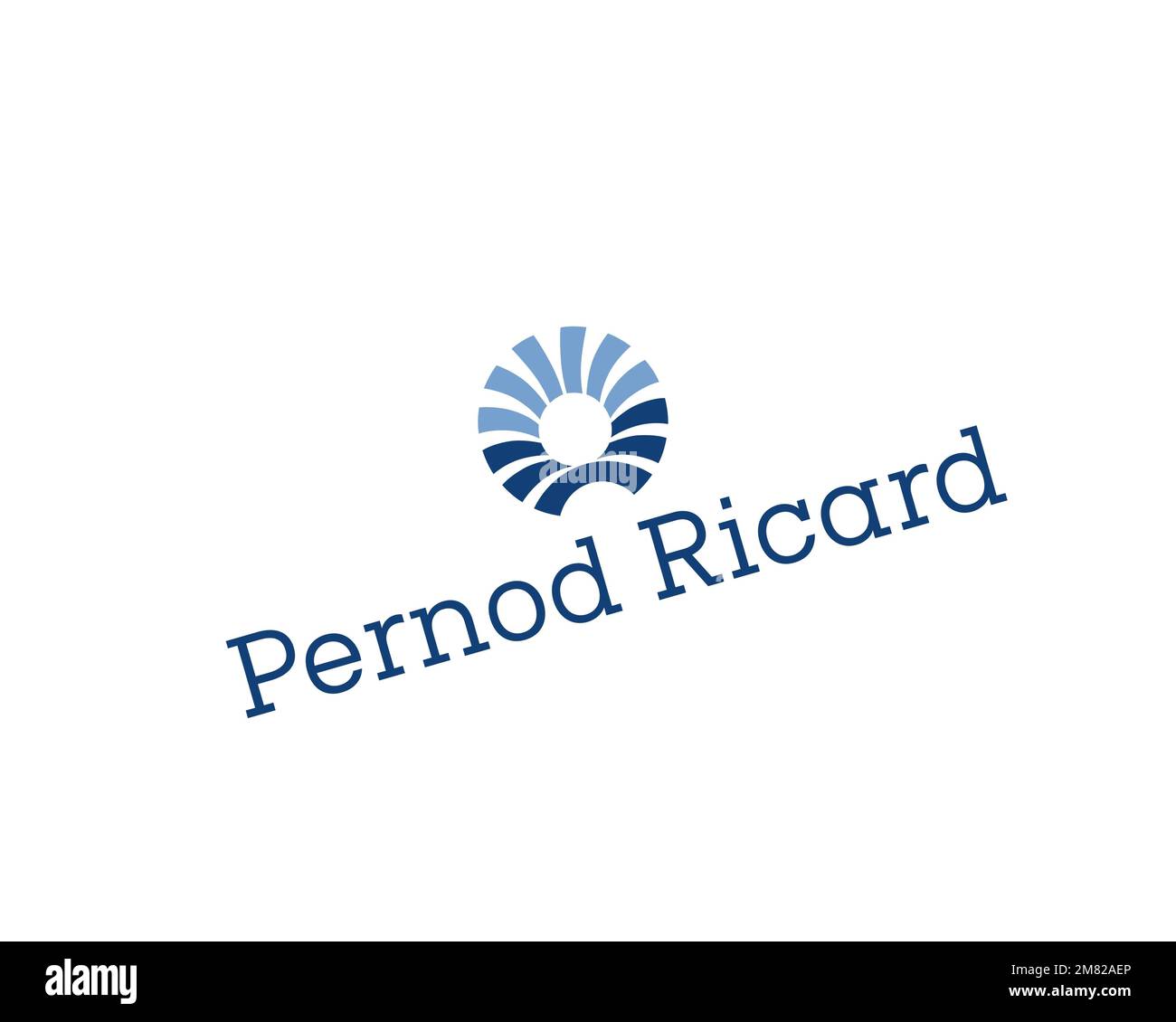 Pernod Ricard, Rotated Logo, White Background Stock Photo Alamy