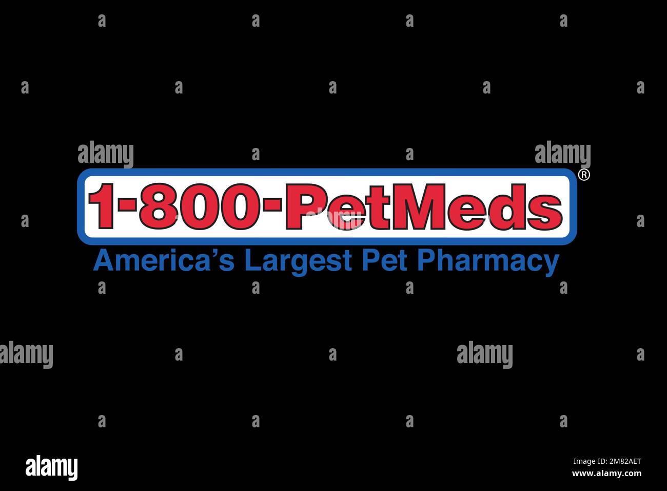 PetMed Express, Logo, Black background Stock Photo Alamy
