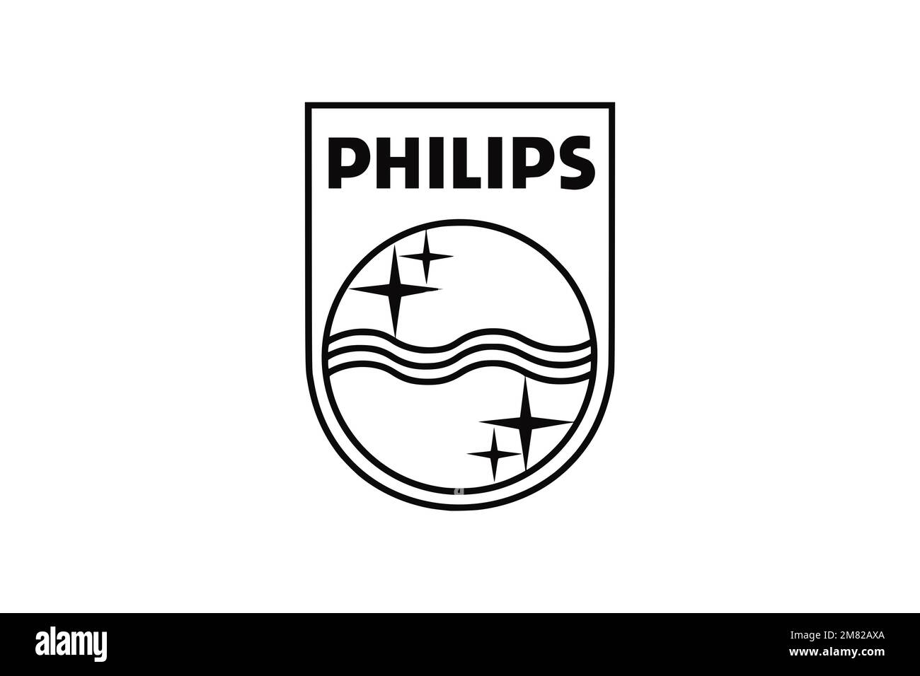 Philips logo Black and White Stock Photos & Images - Alamy